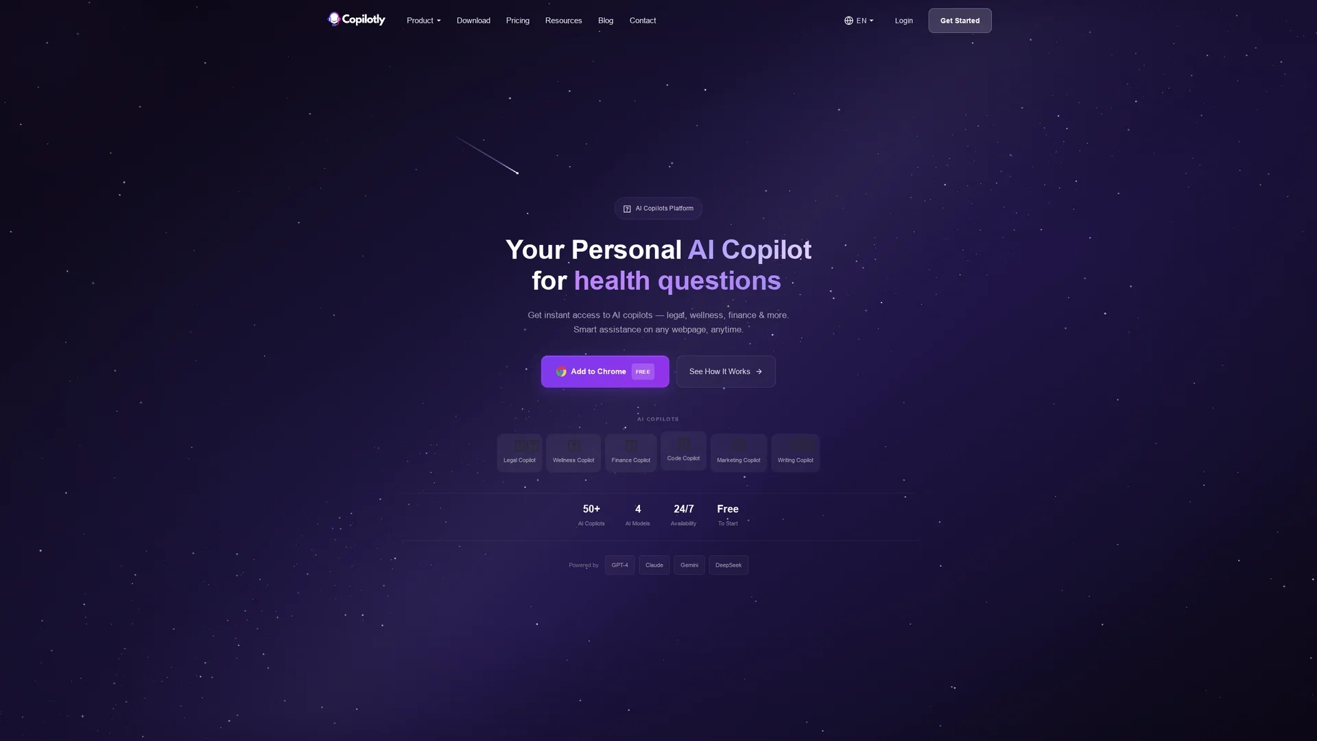 copilotly homepage