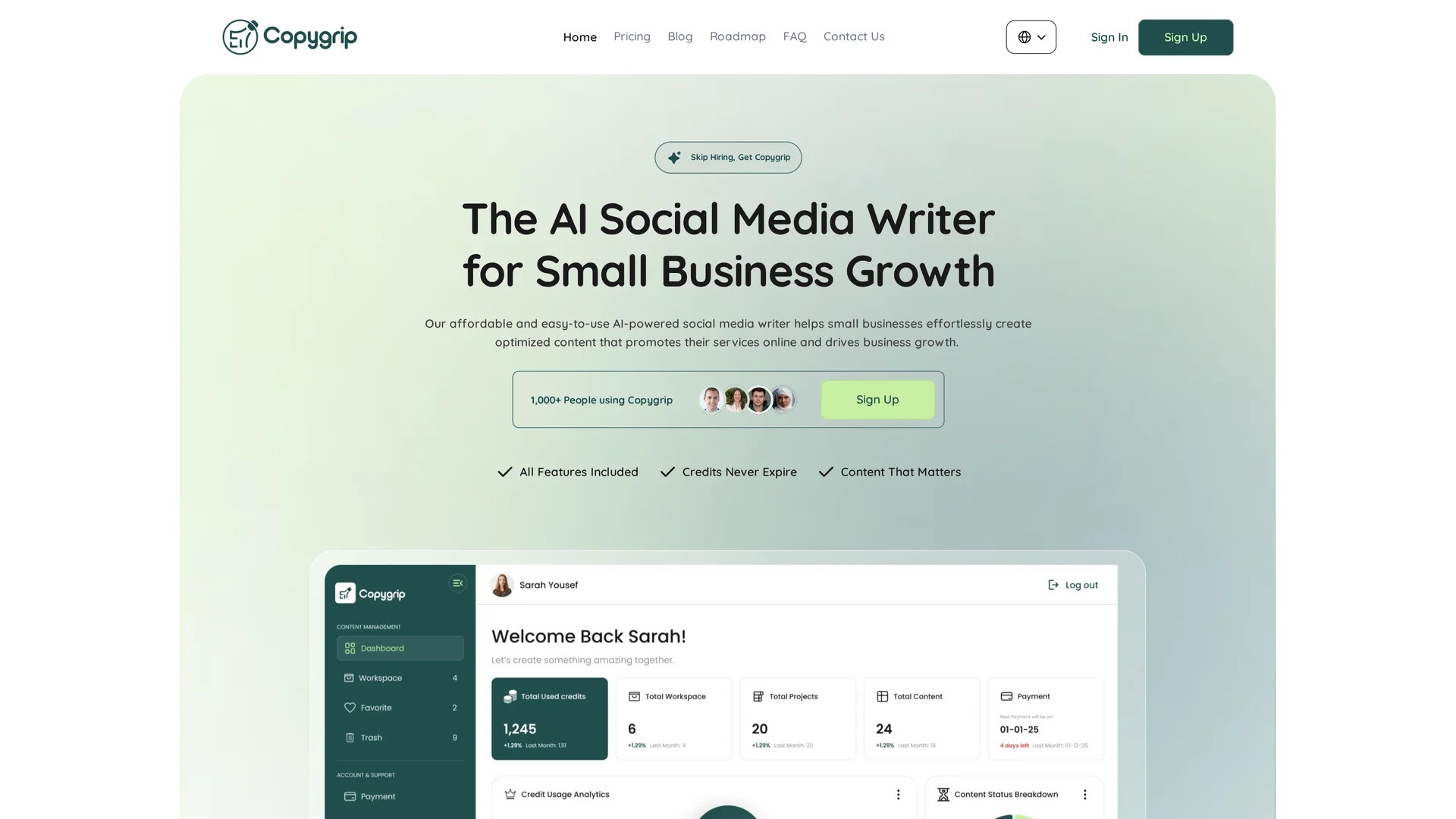 copygrip homepage