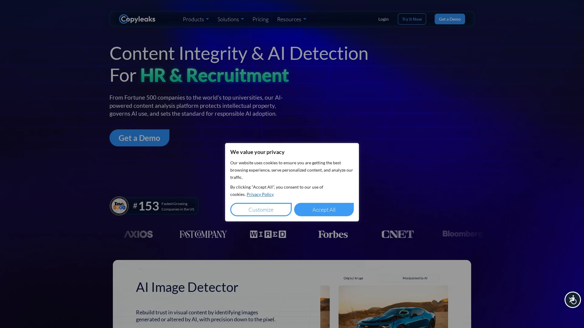 copyleaks homepage