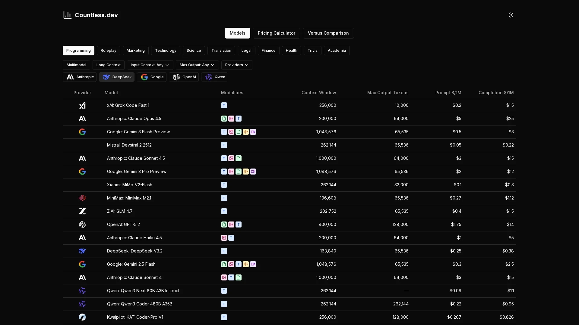 countless-dev homepage