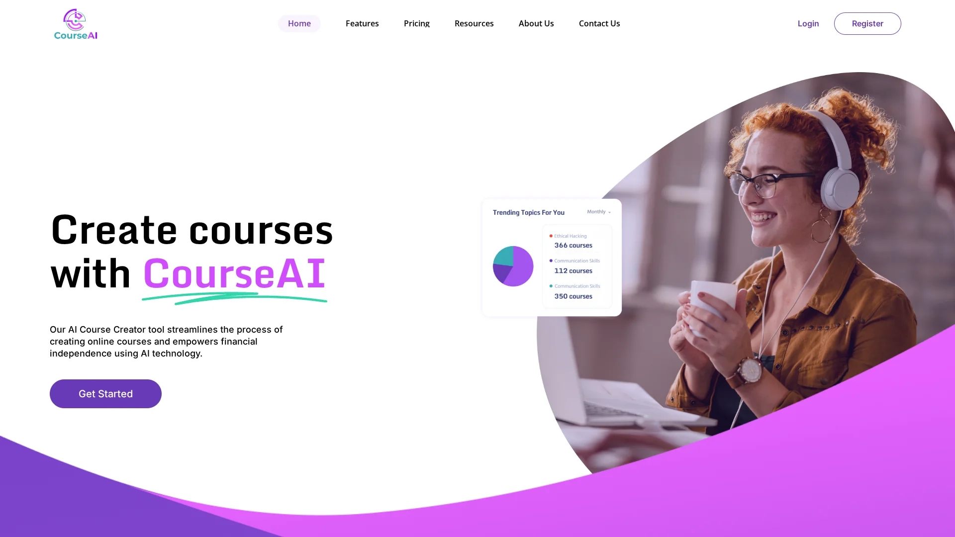 courseai homepage