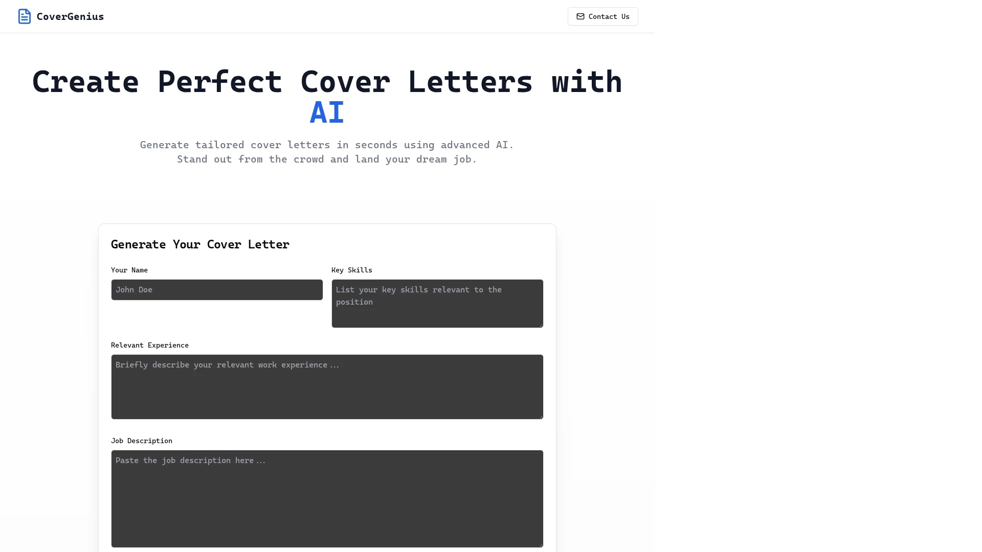 cover-genius homepage