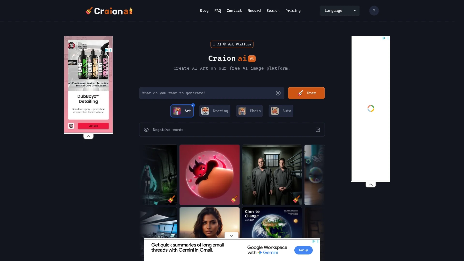 craion-ai homepage