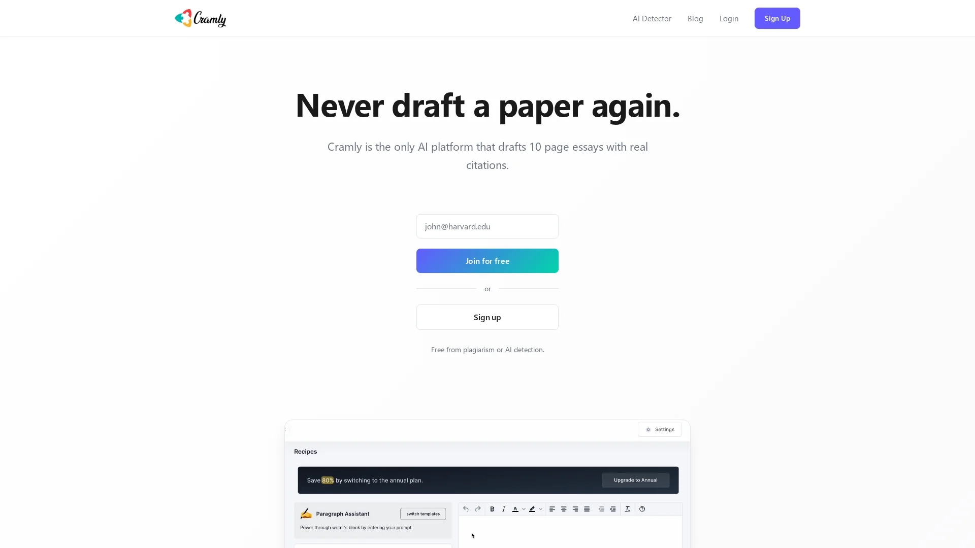 cramly-ai homepage