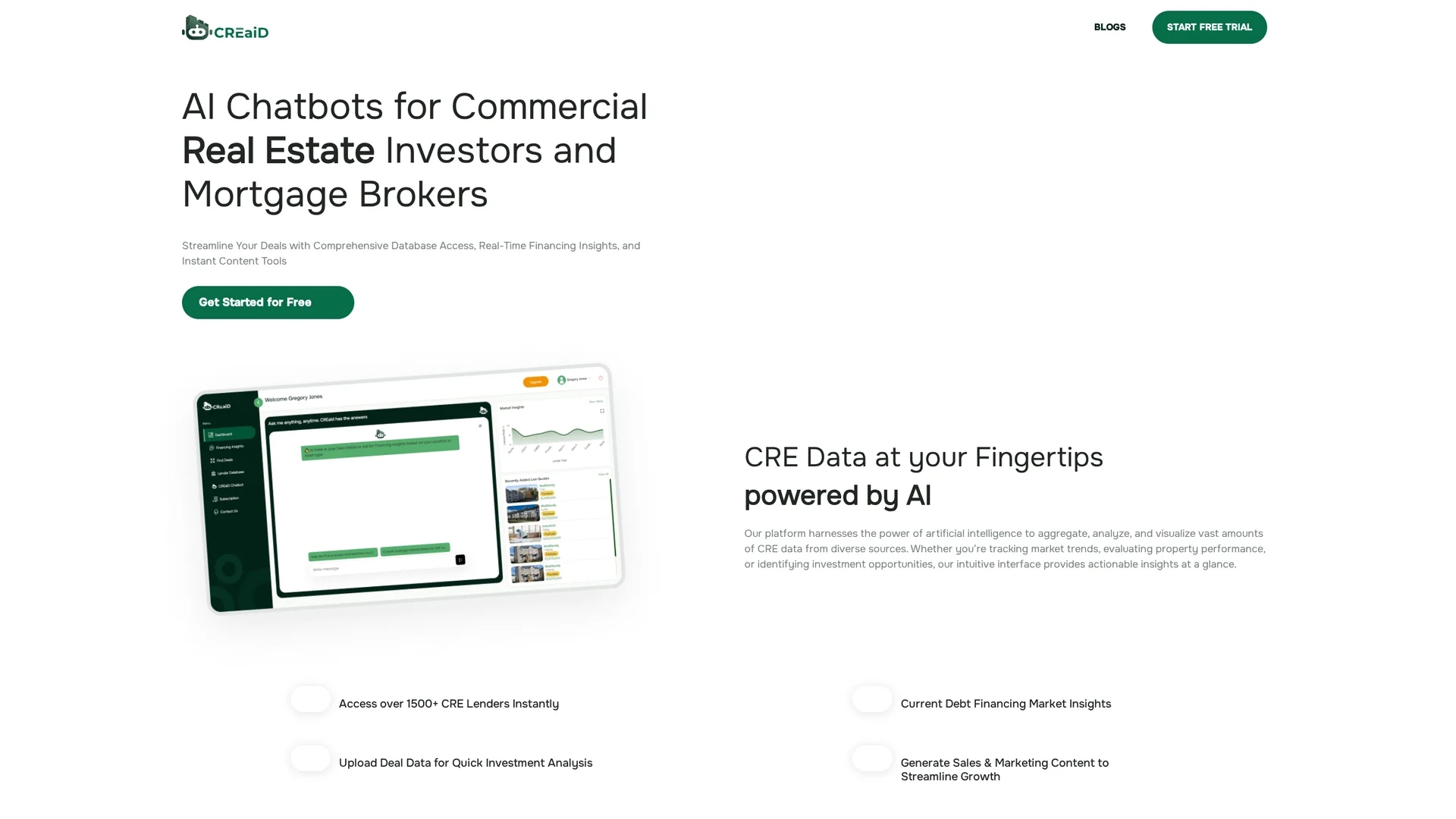 creaid-ai homepage