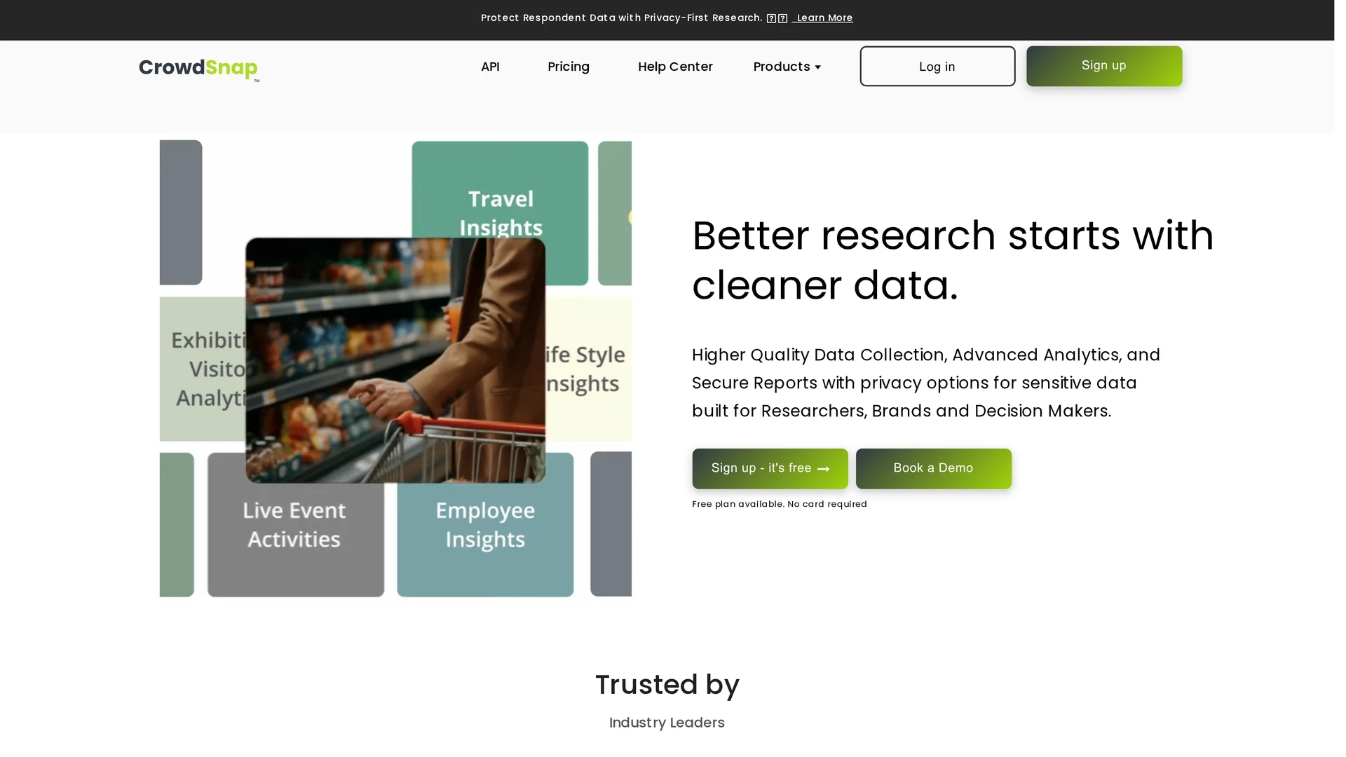 crowdsnap homepage