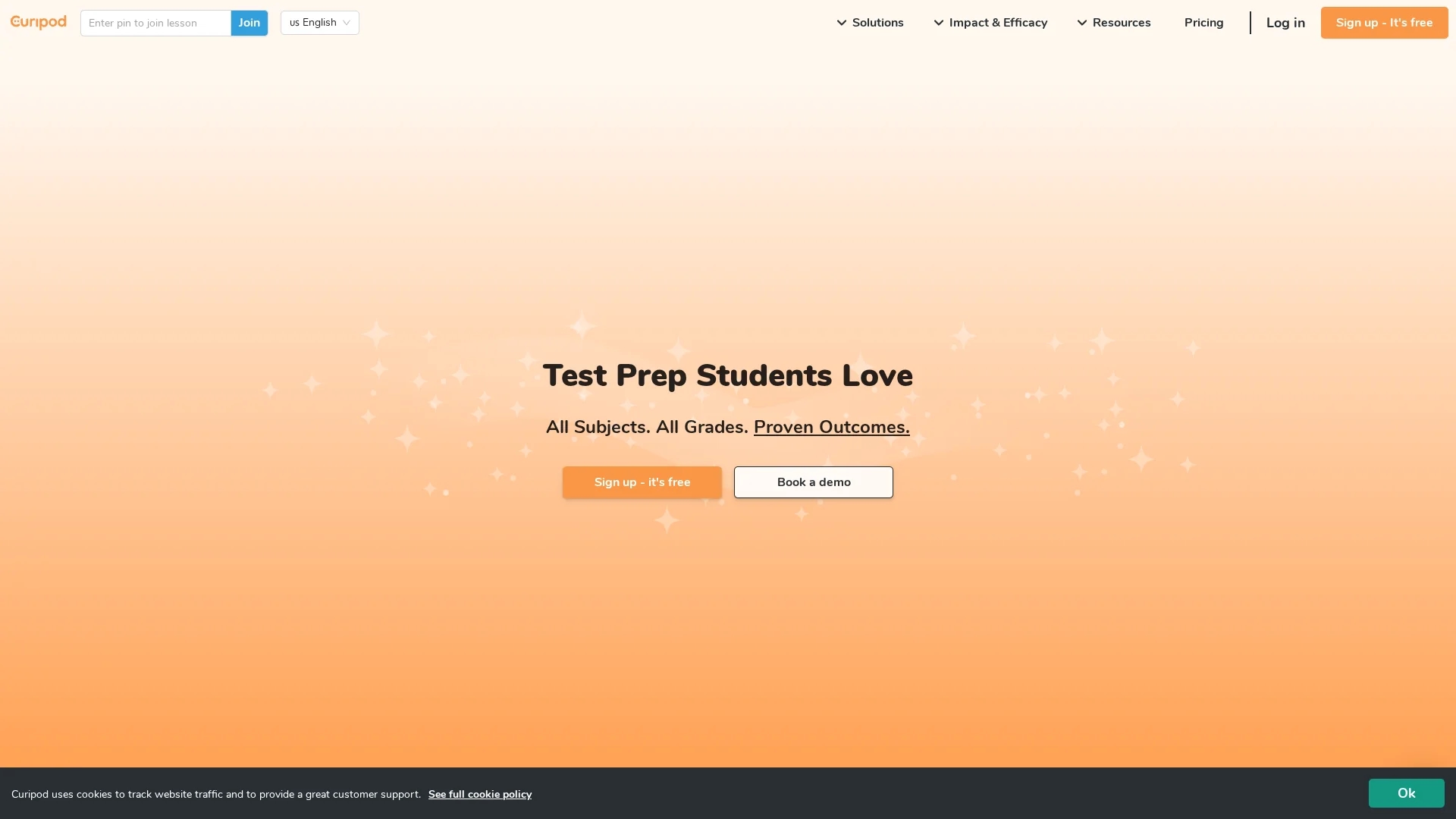 curipod homepage