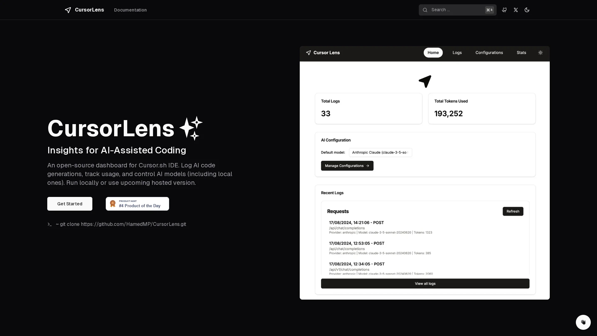 cursorlens homepage