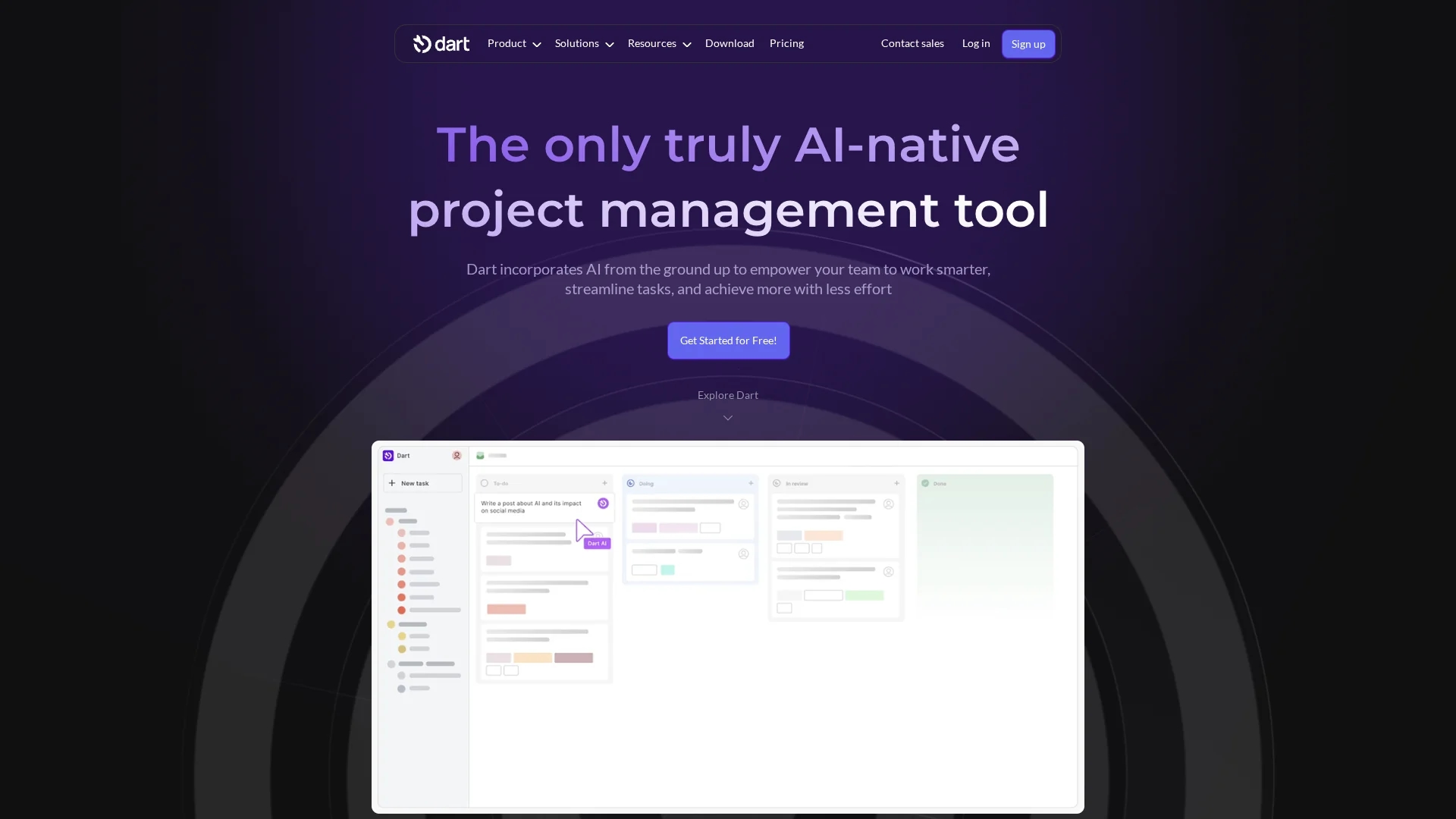 dart homepage