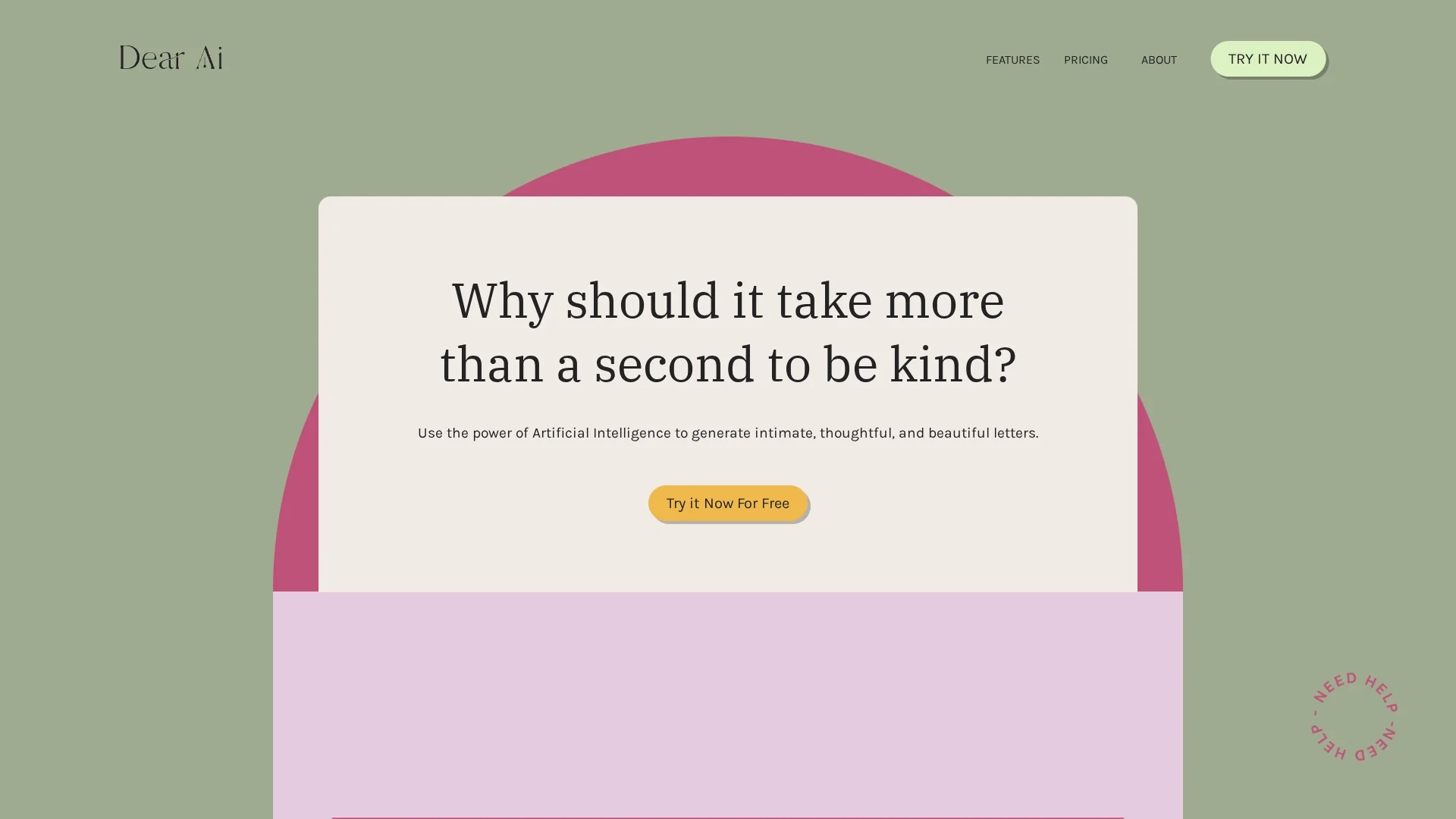 dear-ai homepage