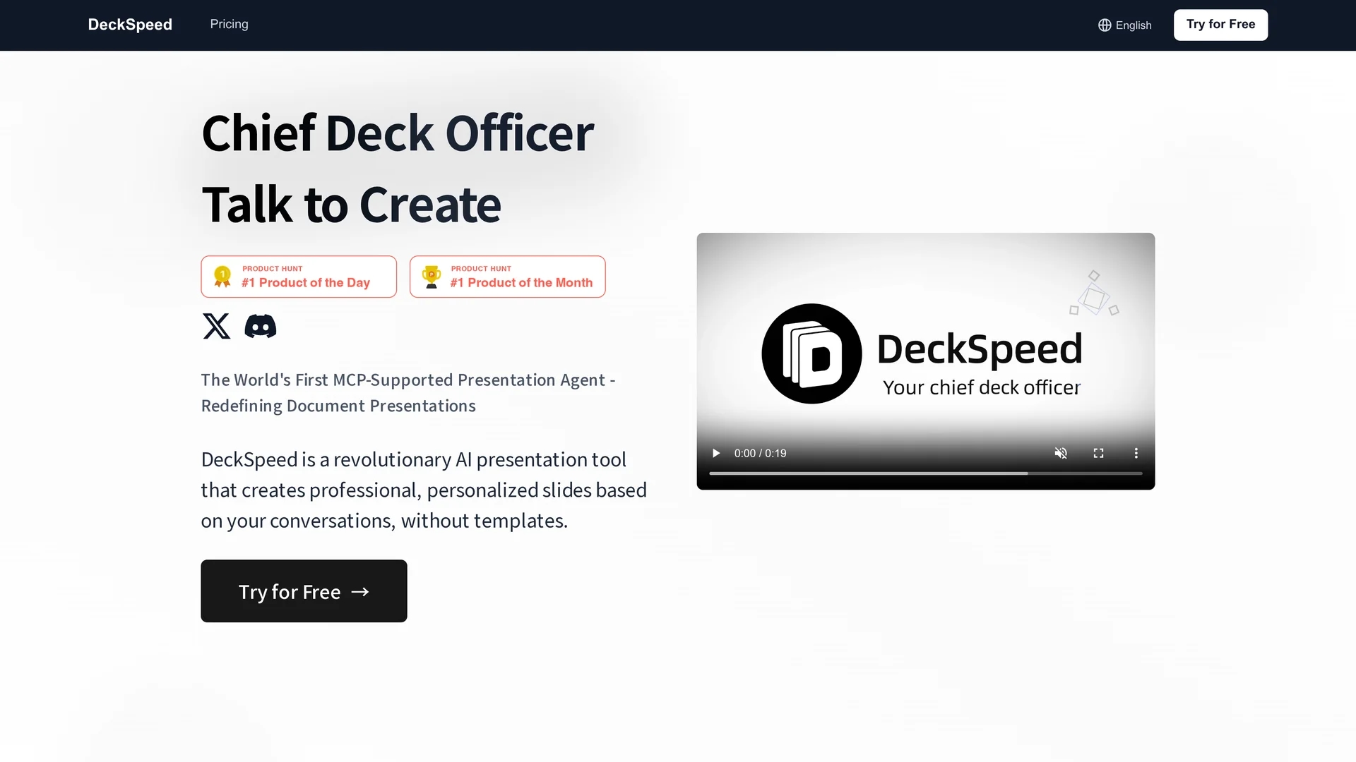 deckspeed homepage