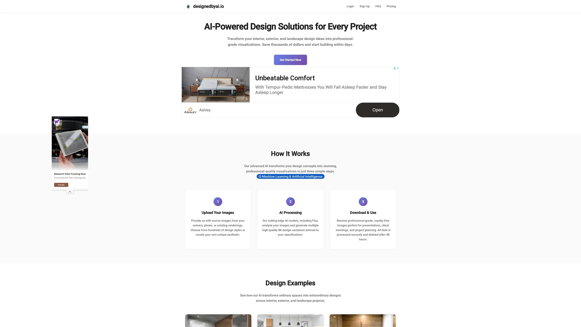 designedbyai-io homepage