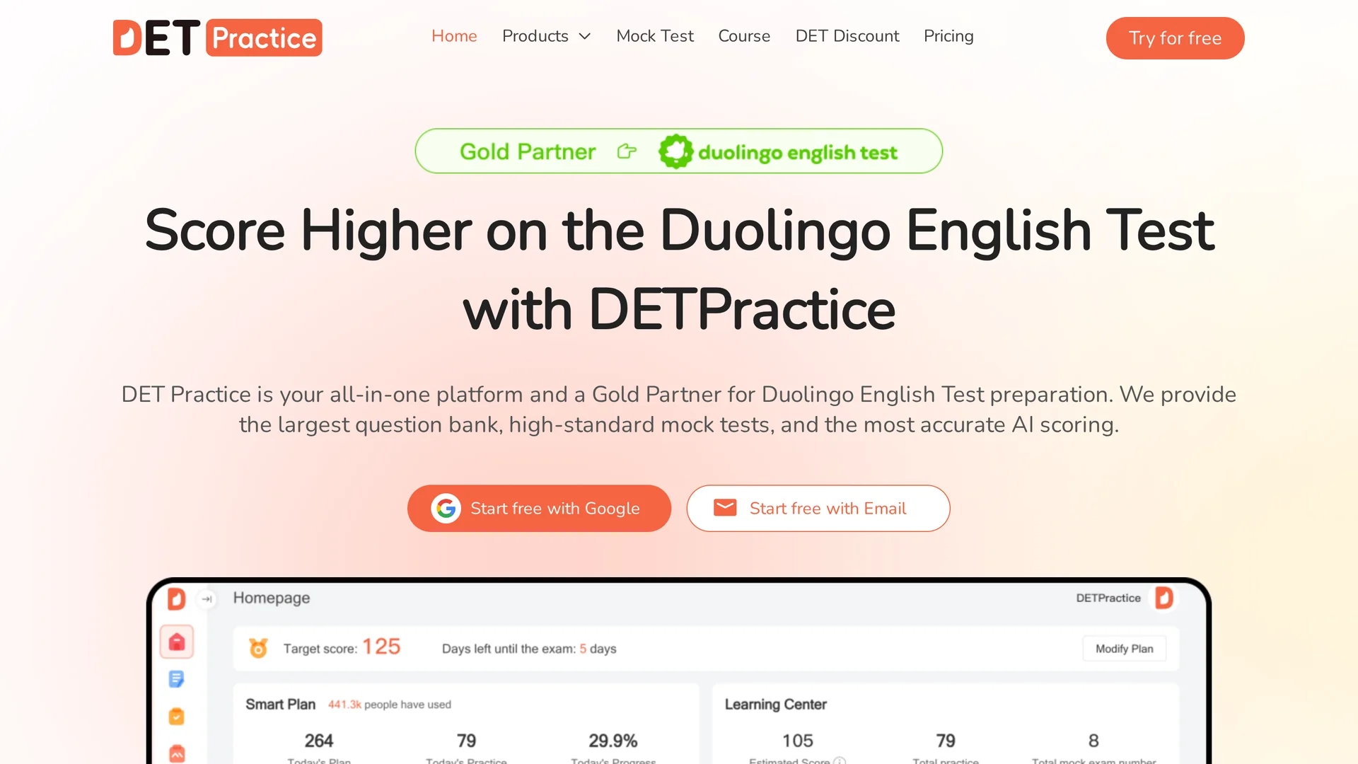 det-practice homepage