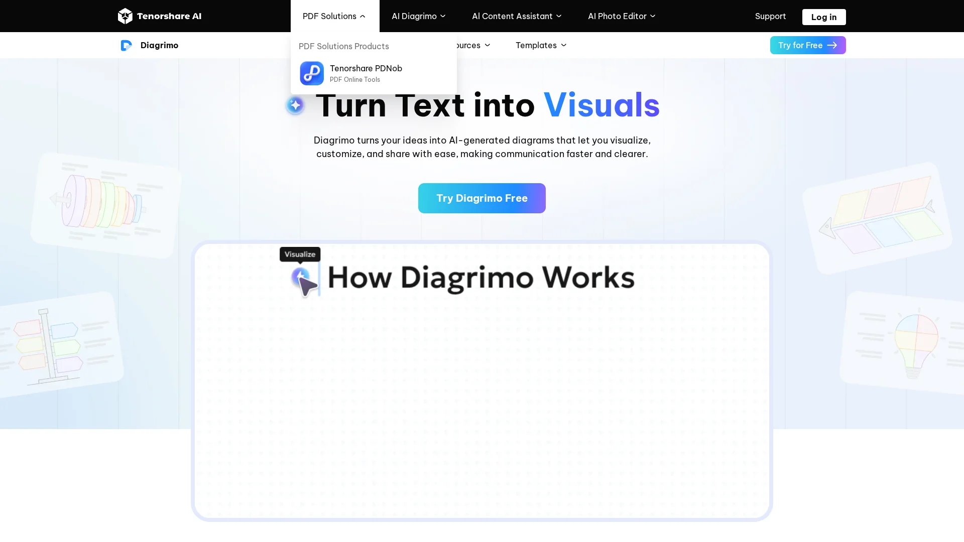 diagrimo homepage