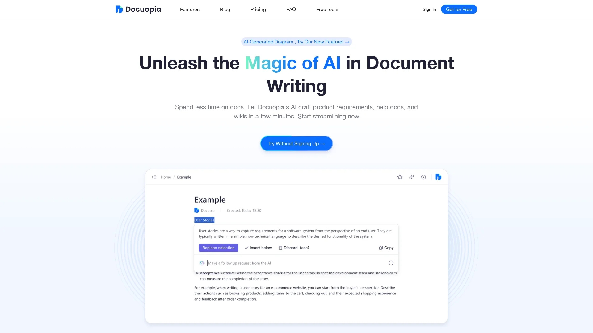 docuopia homepage