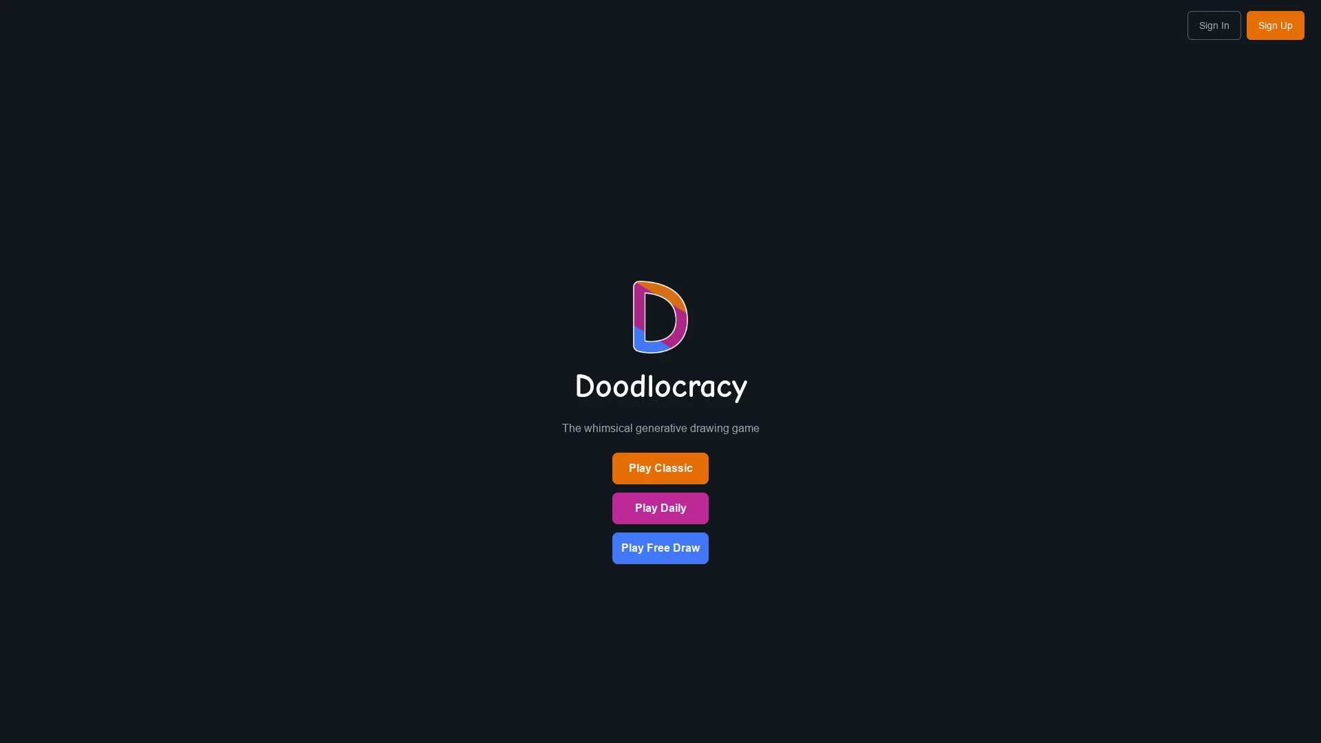 doodlocracy homepage