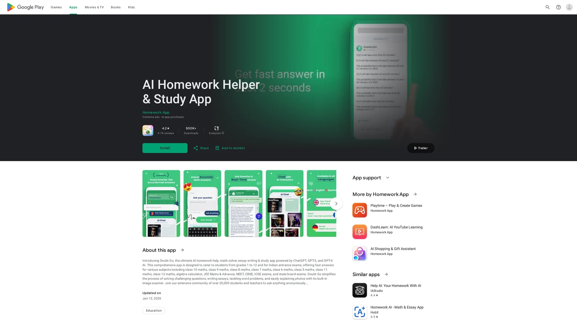 doubtgo-ai homepage