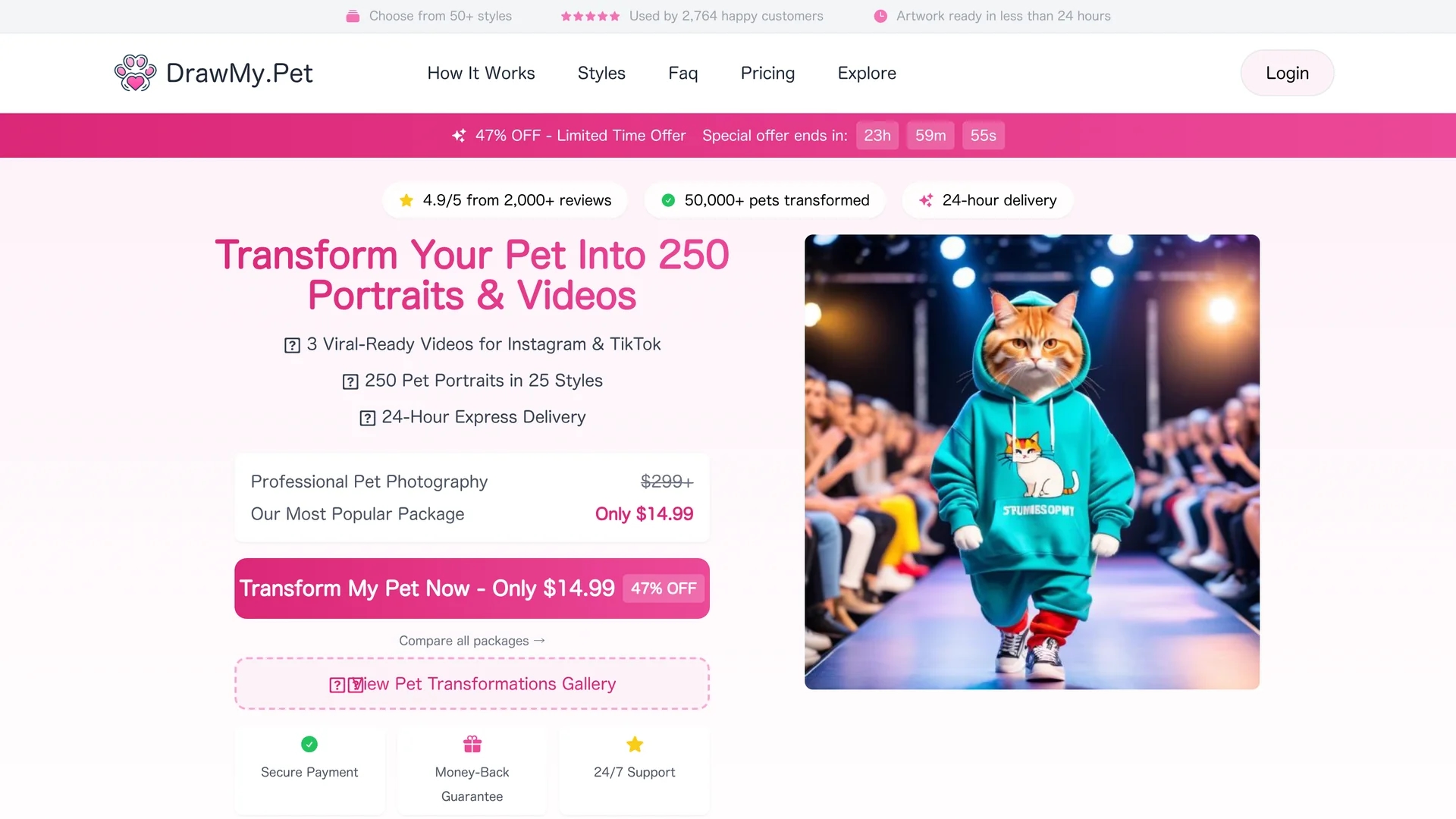 drawmy-pet homepage