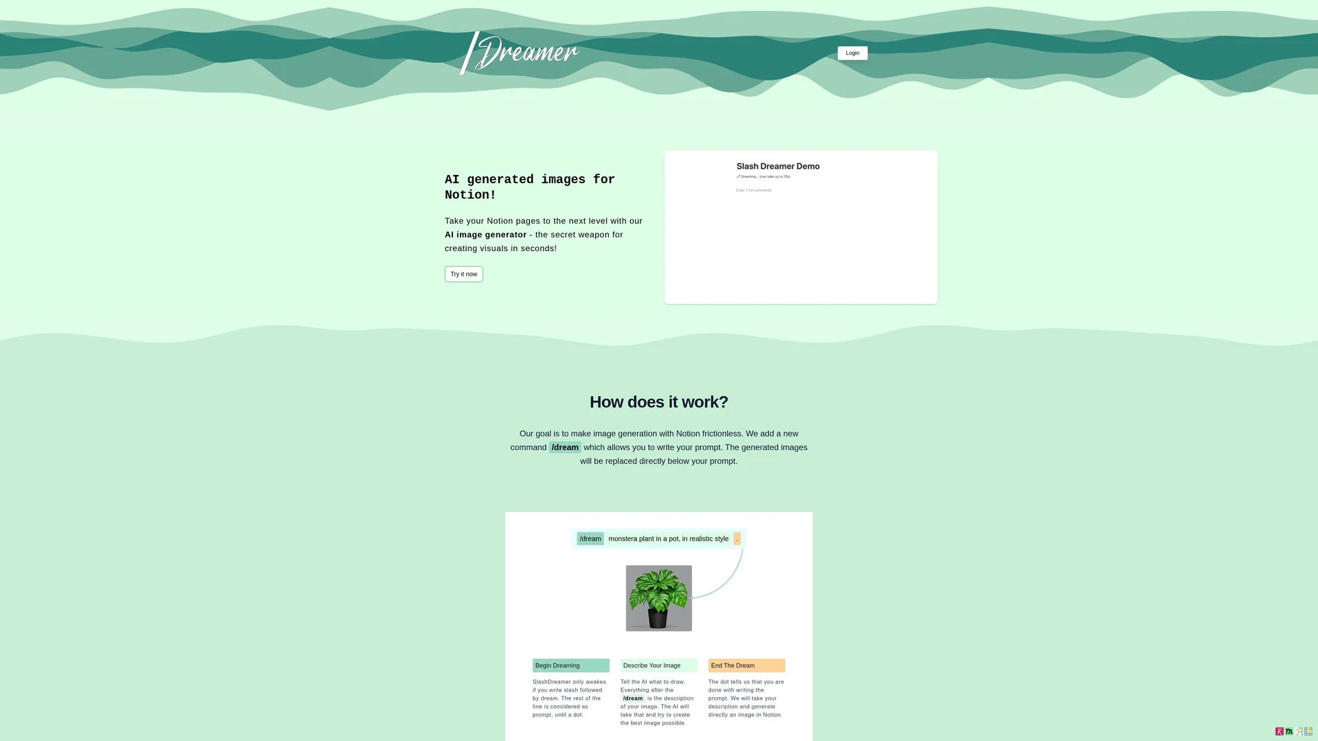dreamer homepage