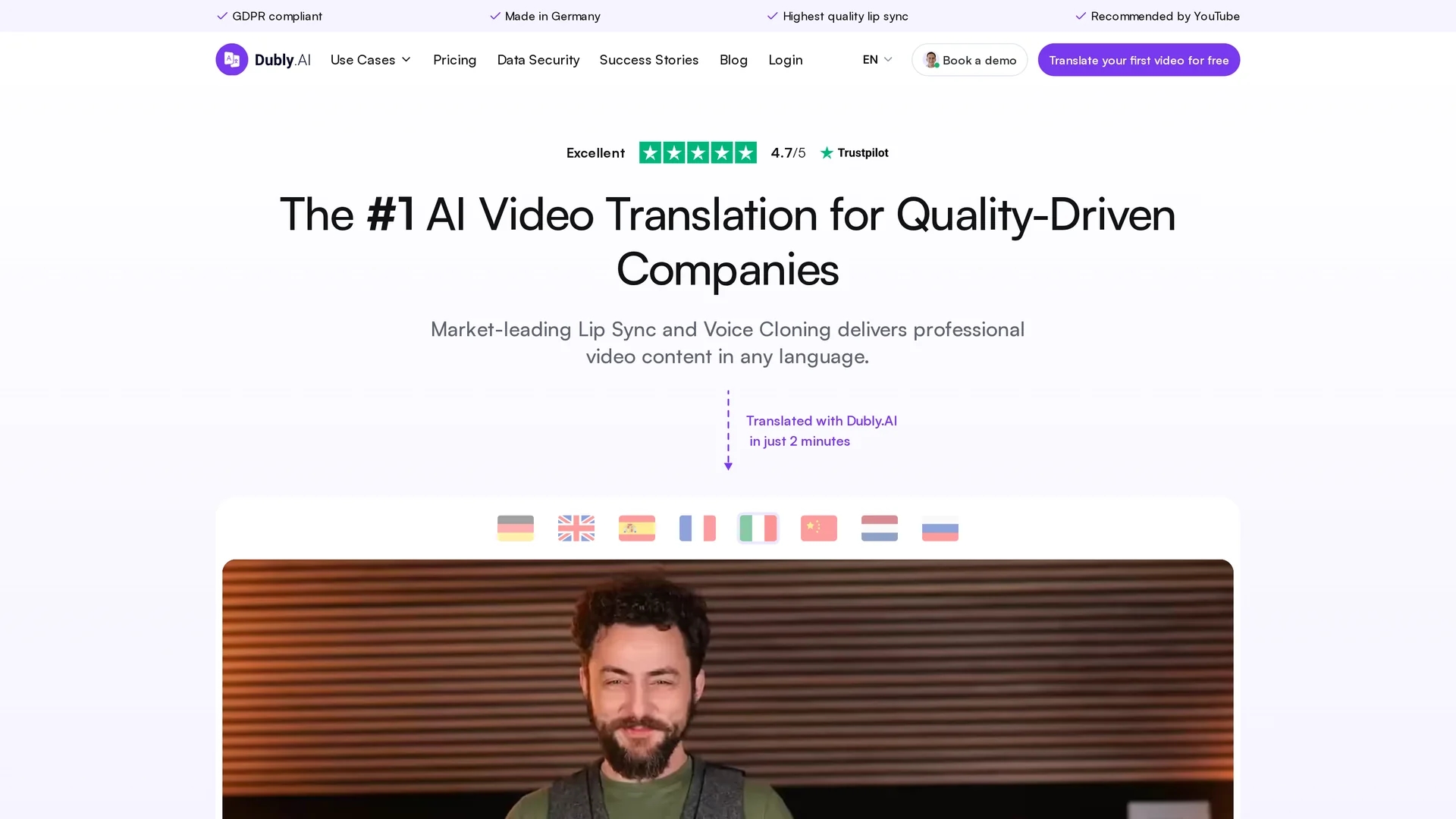 dubly-ai homepage