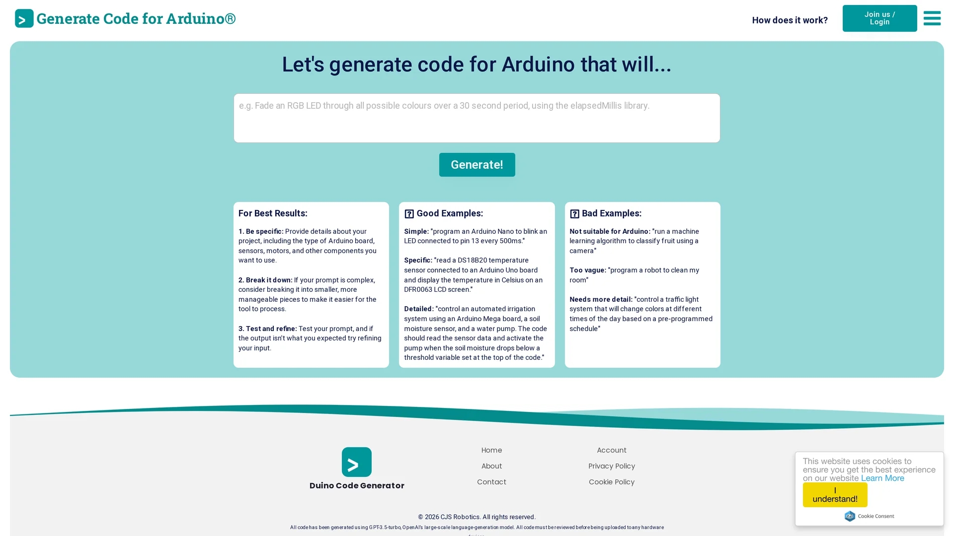 duino-code-generator homepage