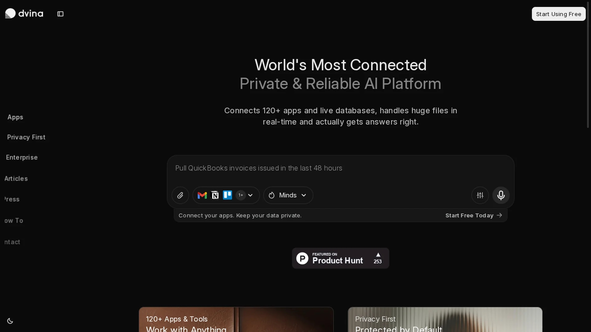 dvina homepage