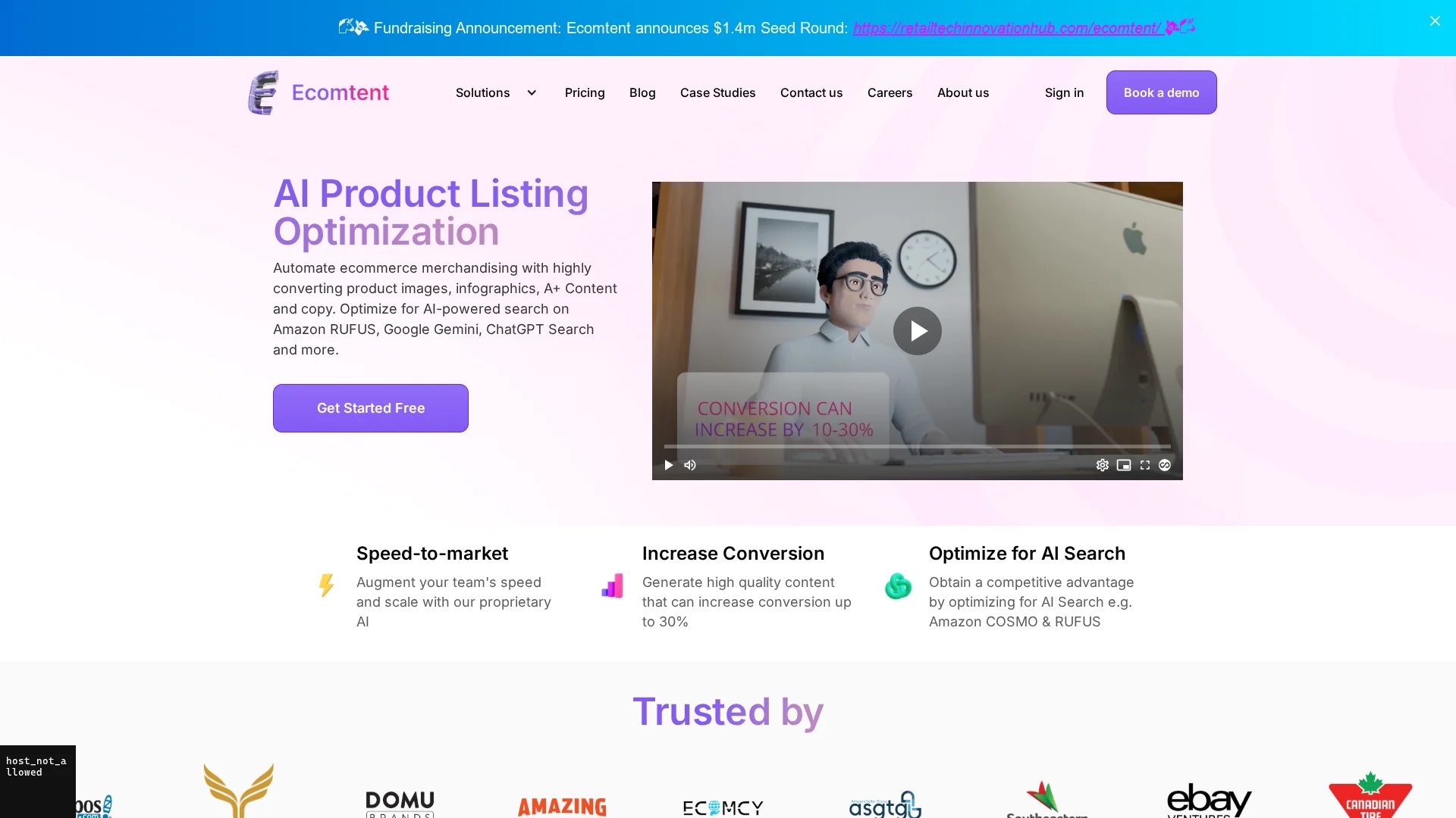 ecomtent homepage