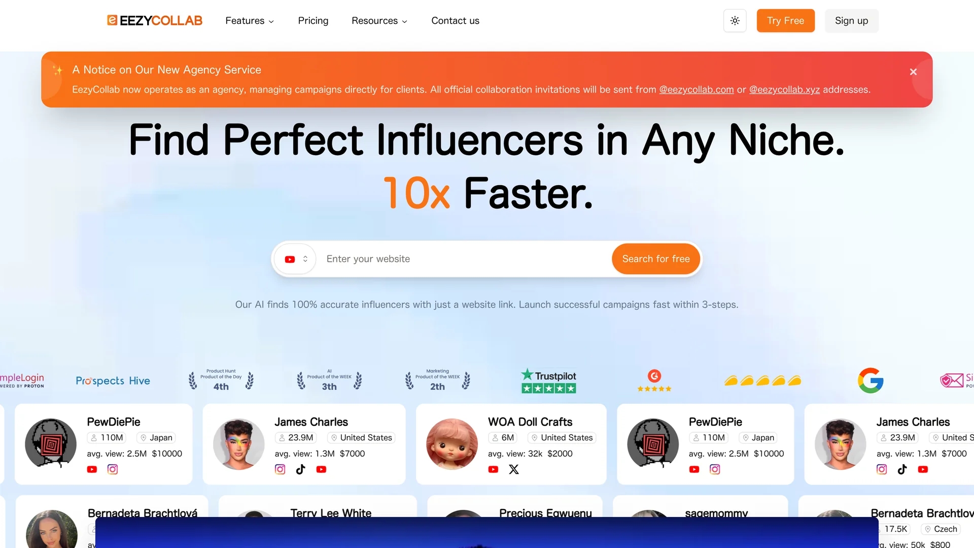 eezycollab homepage