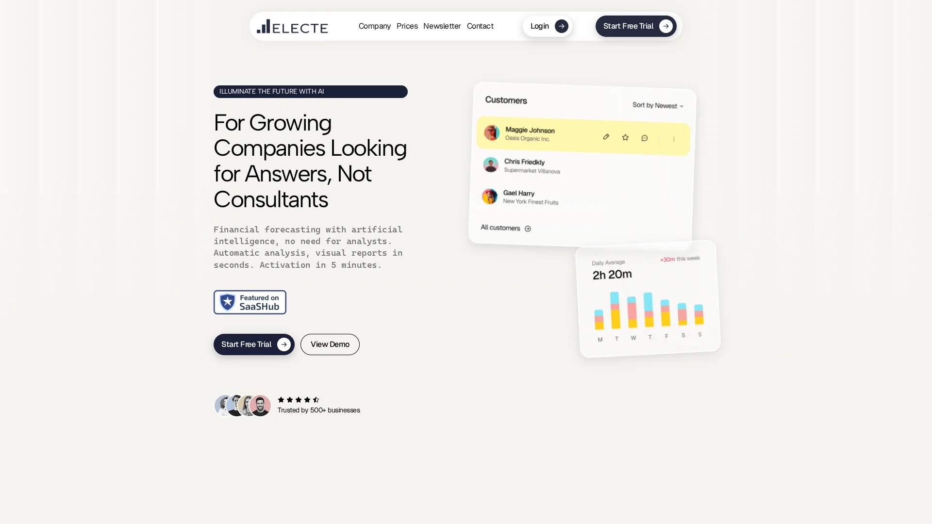 electe homepage