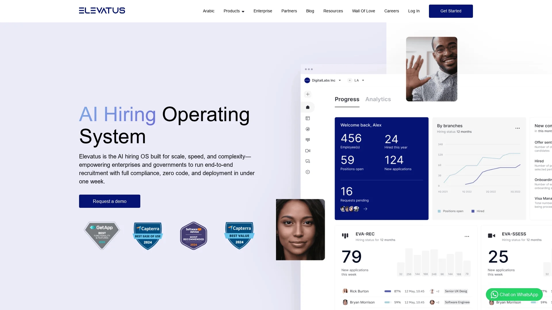 elevatus-io homepage