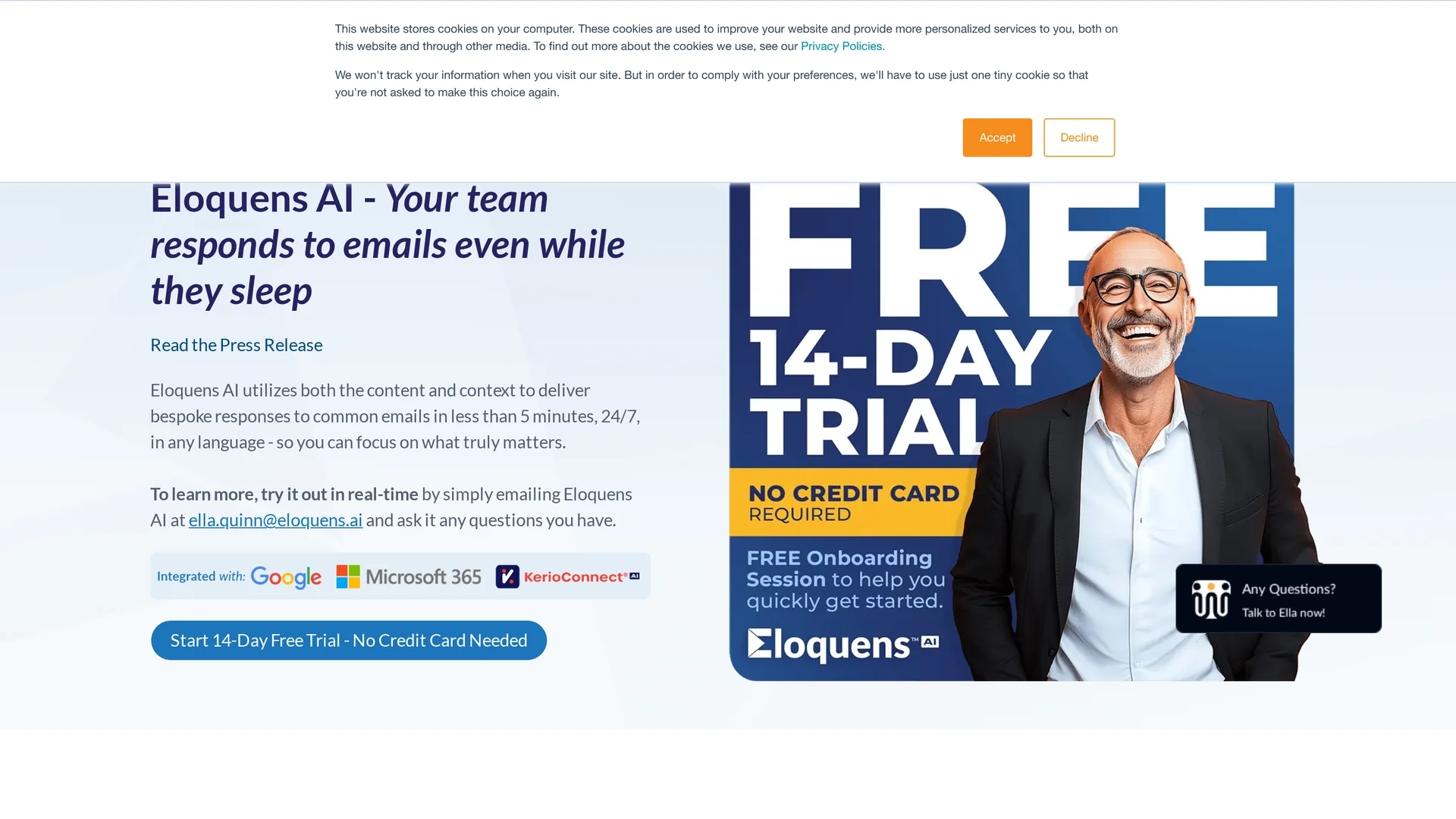 eloquens-ai homepage