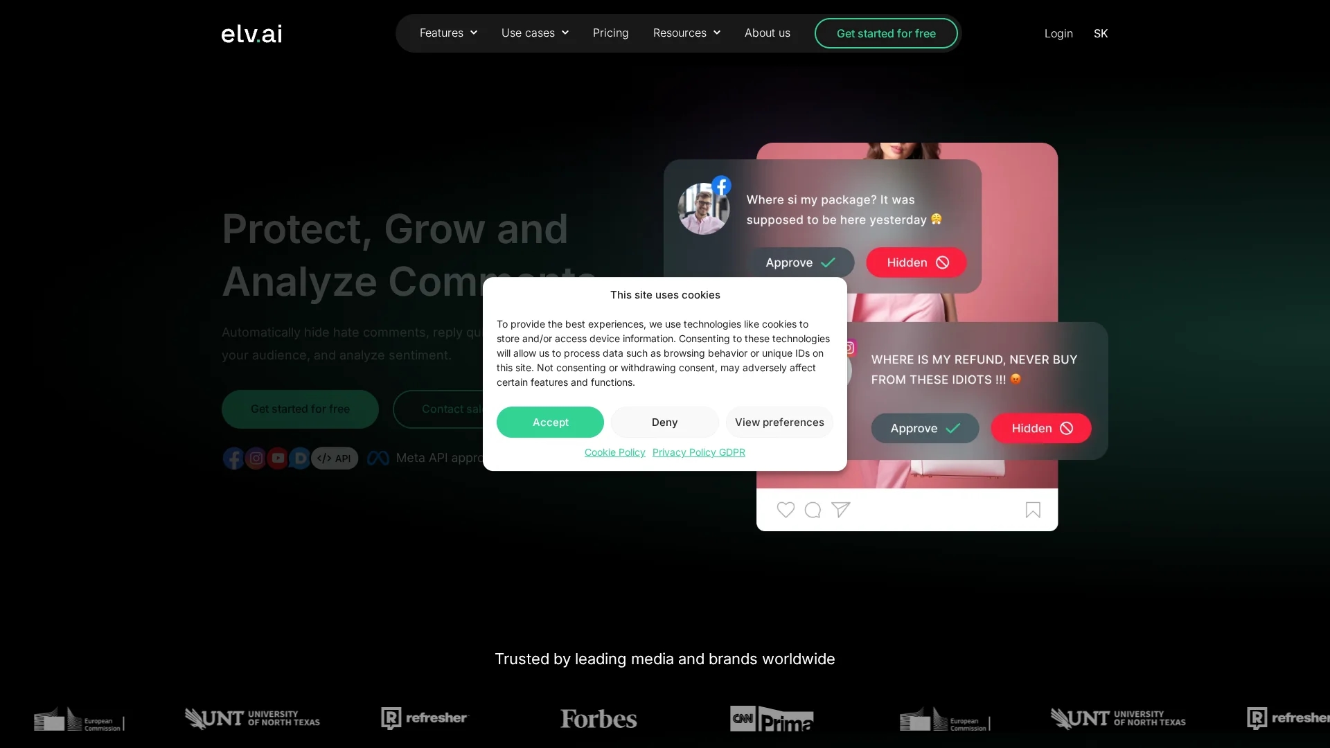 elv-ai homepage
