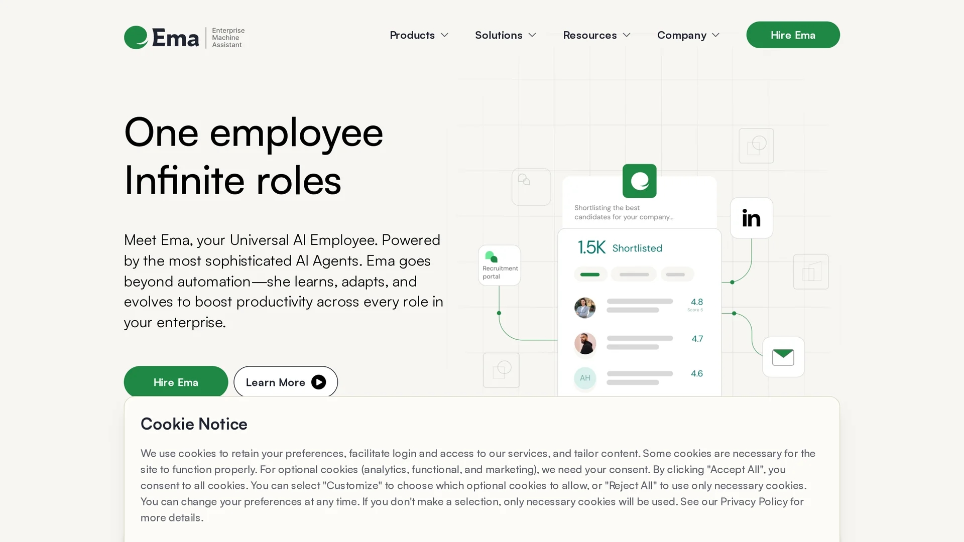 ema-universal-ai-employee homepage