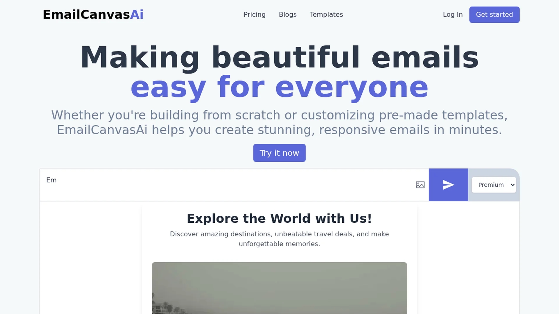 emailcanvasai homepage