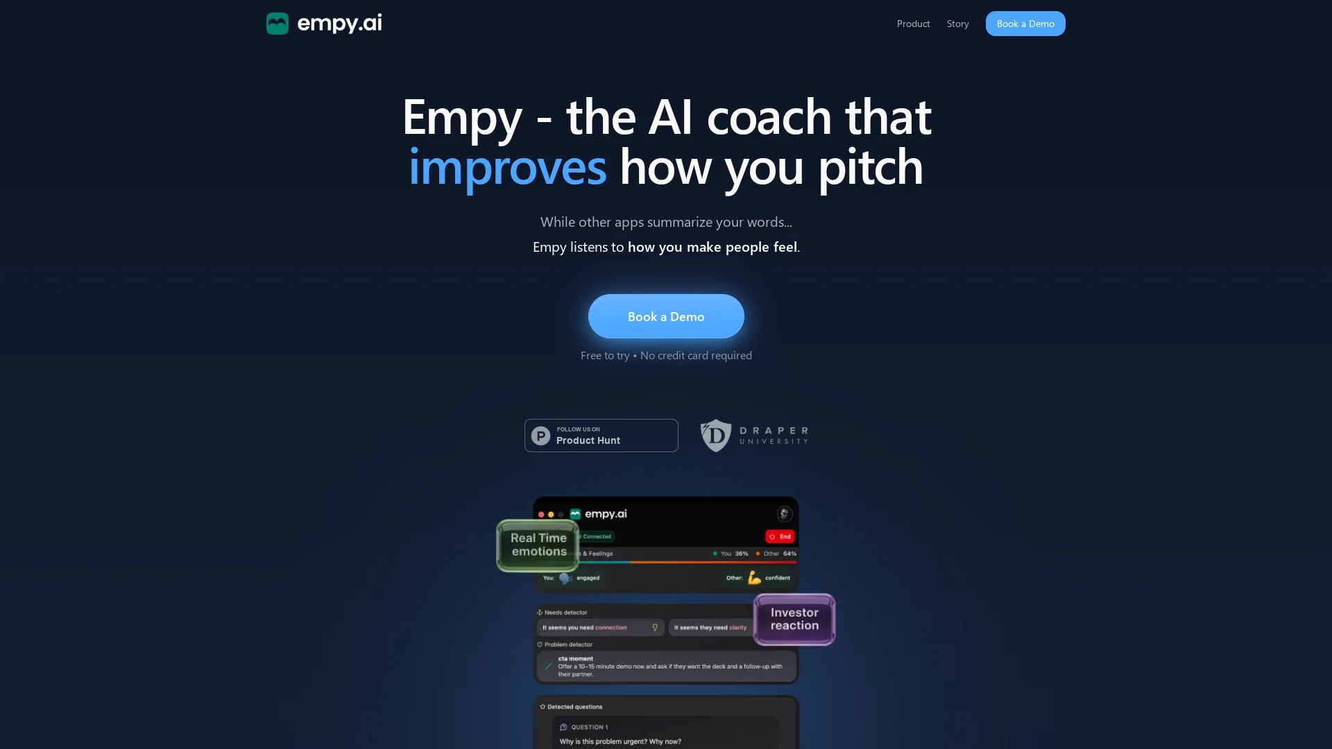 empy homepage