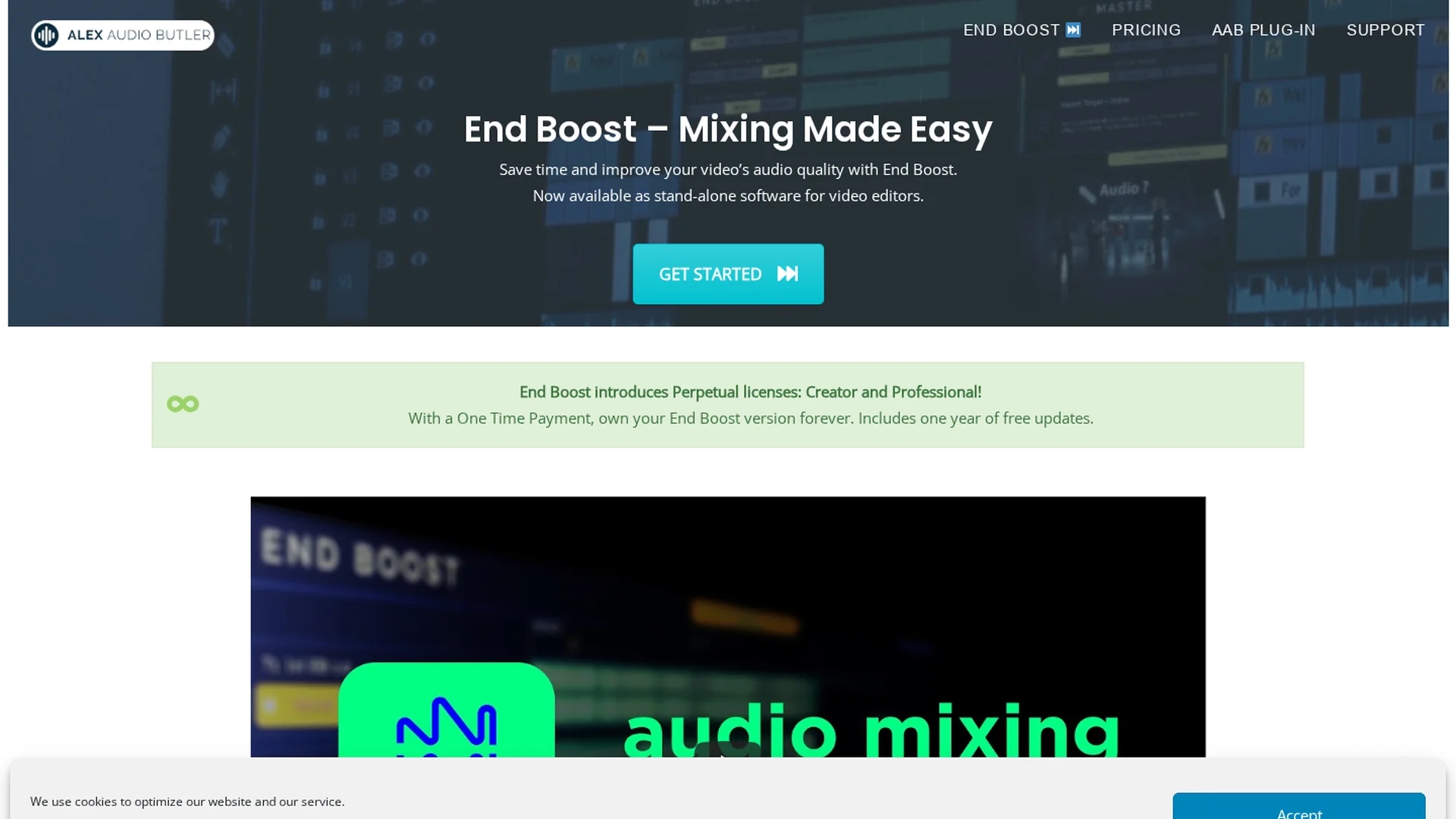 end-boost homepage