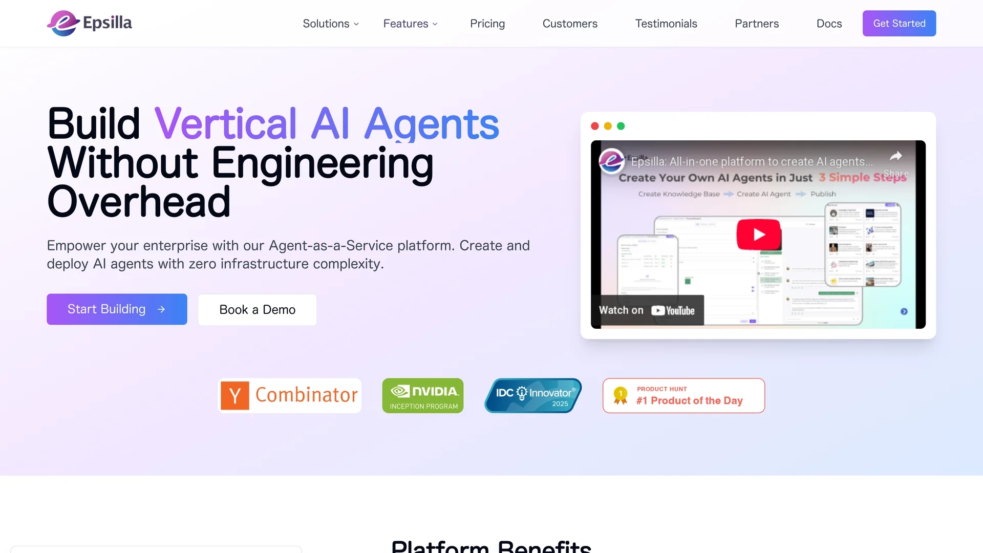 epsilla homepage