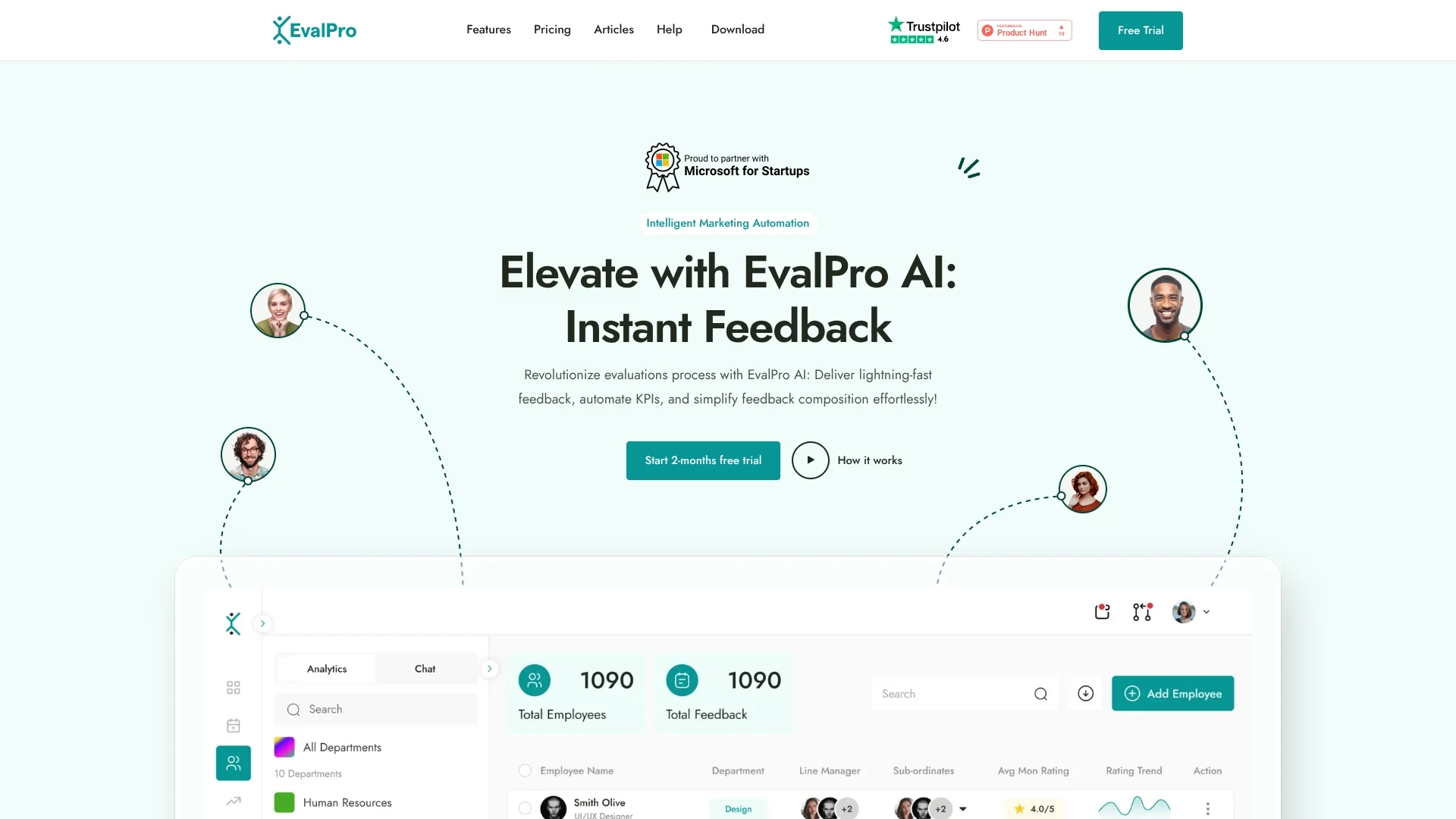 evalpro-ai homepage