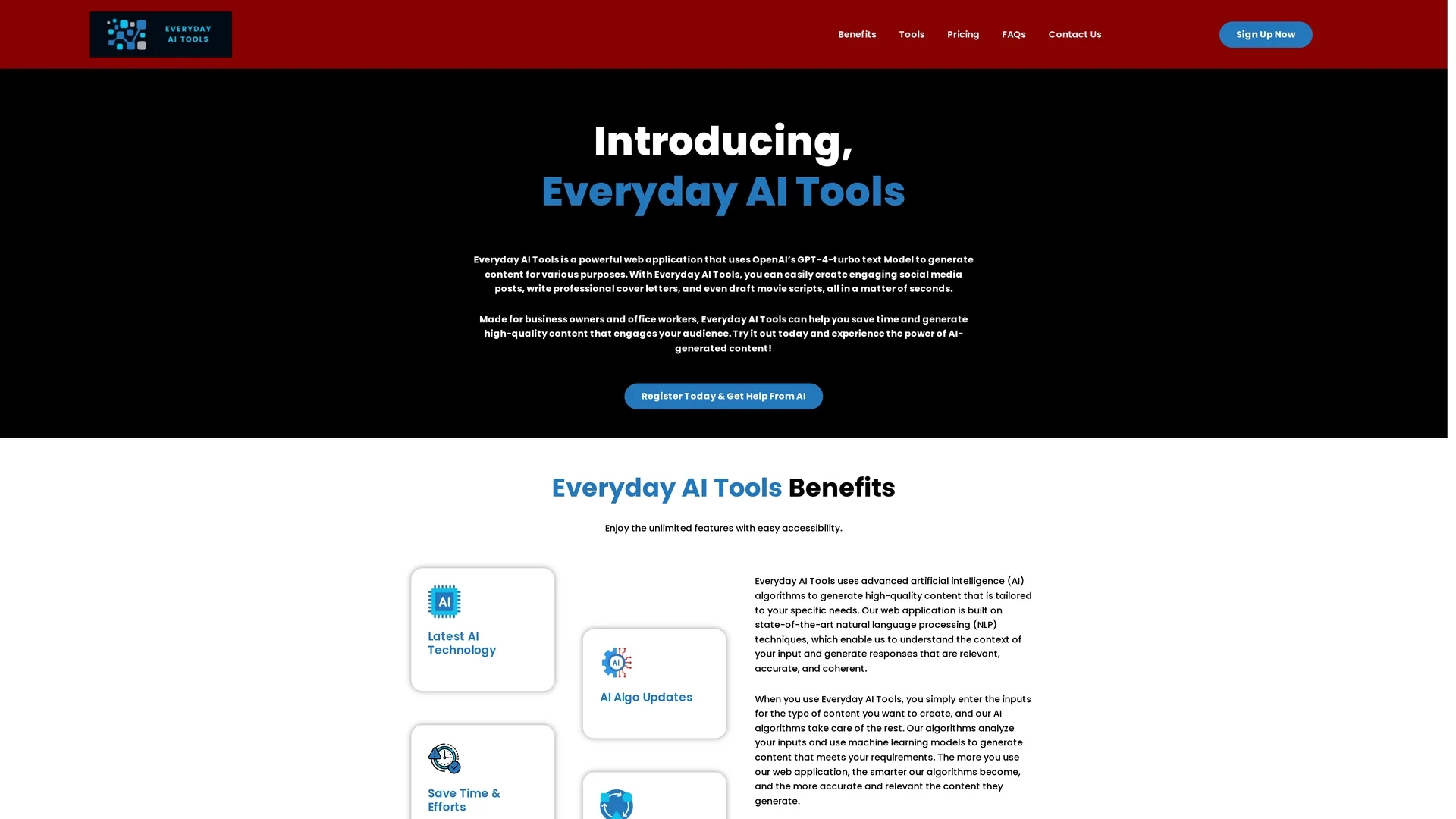 everyday-ai-tools homepage