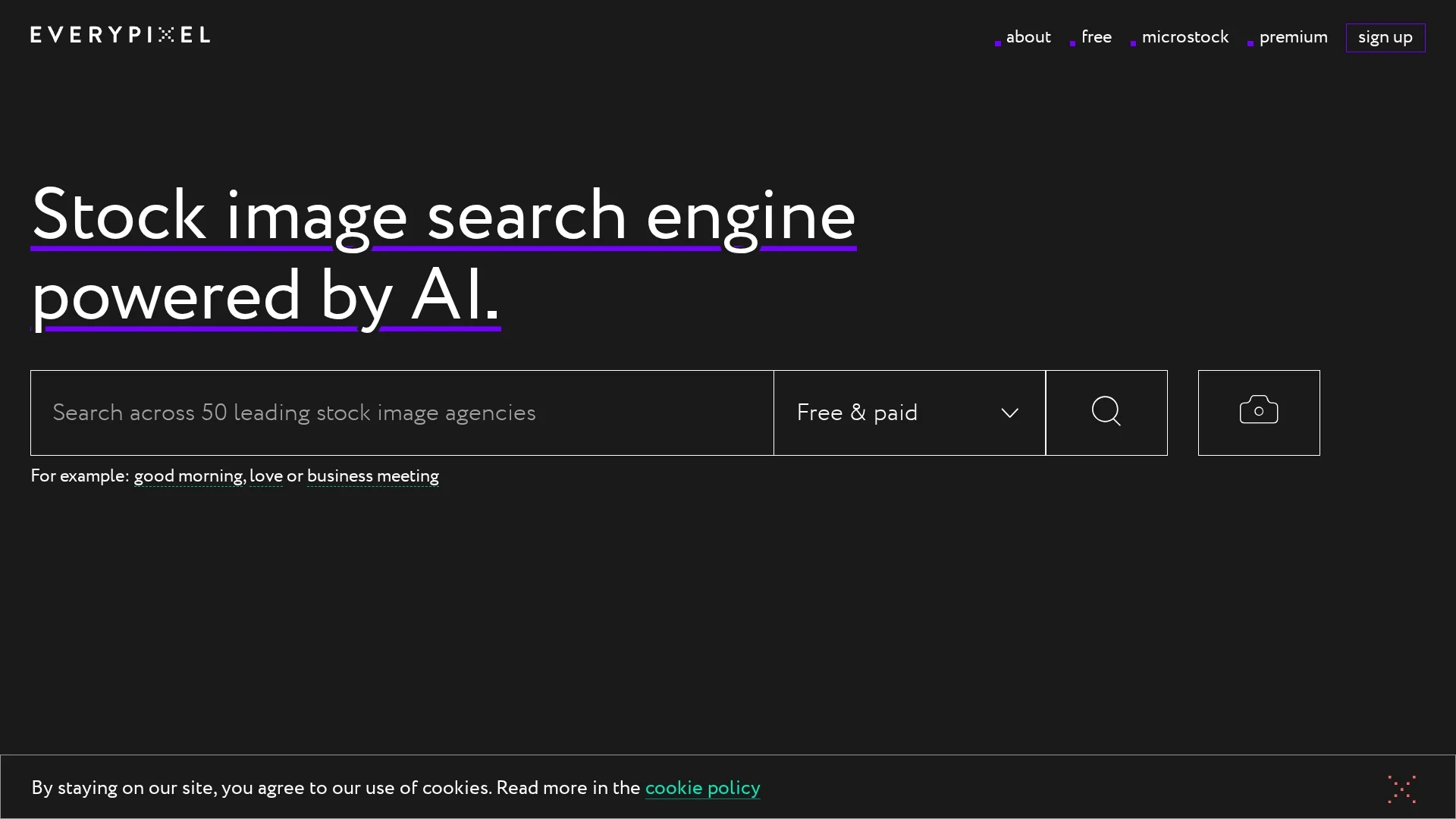 everypixel homepage