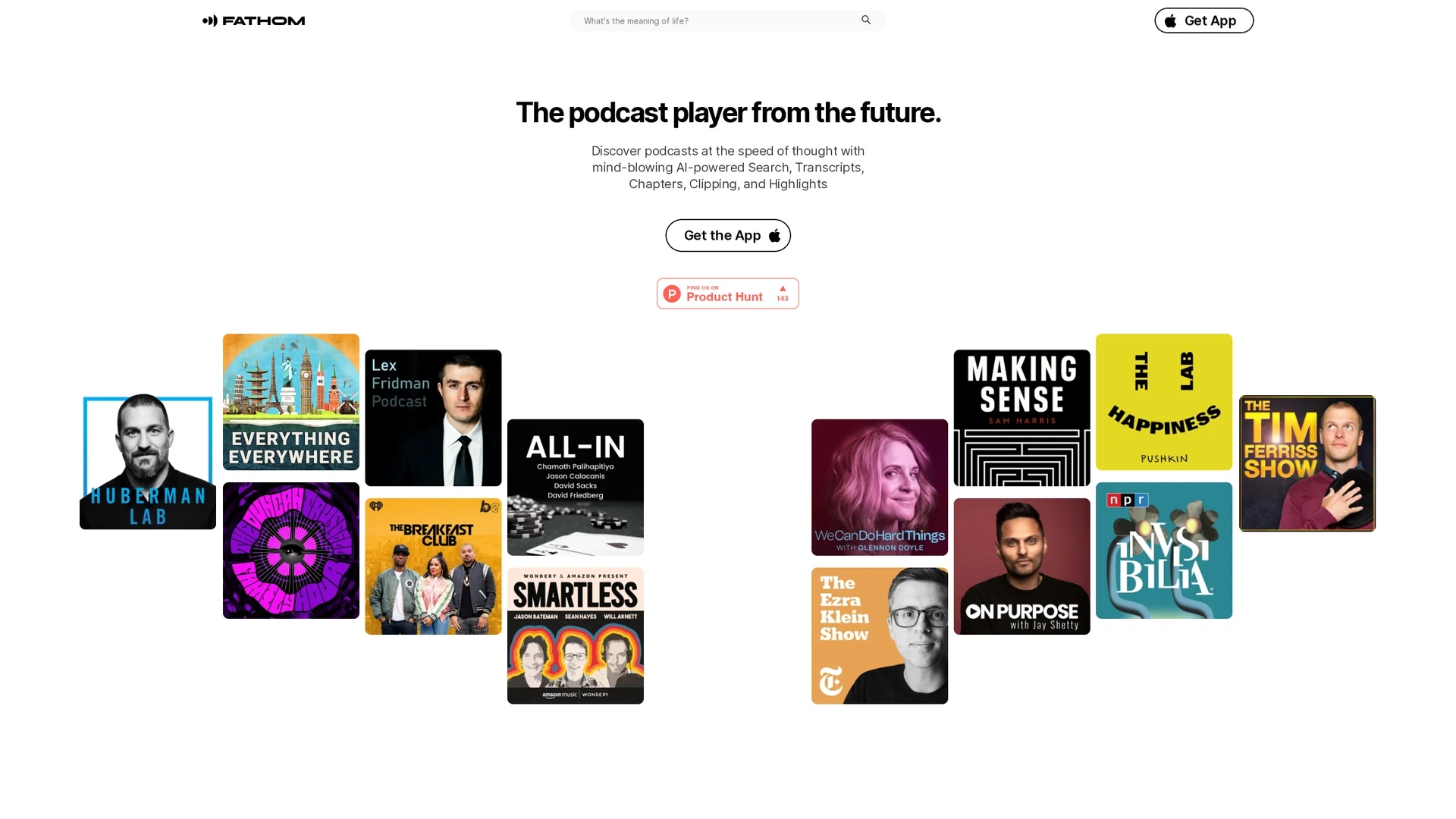 fathom-fm homepage