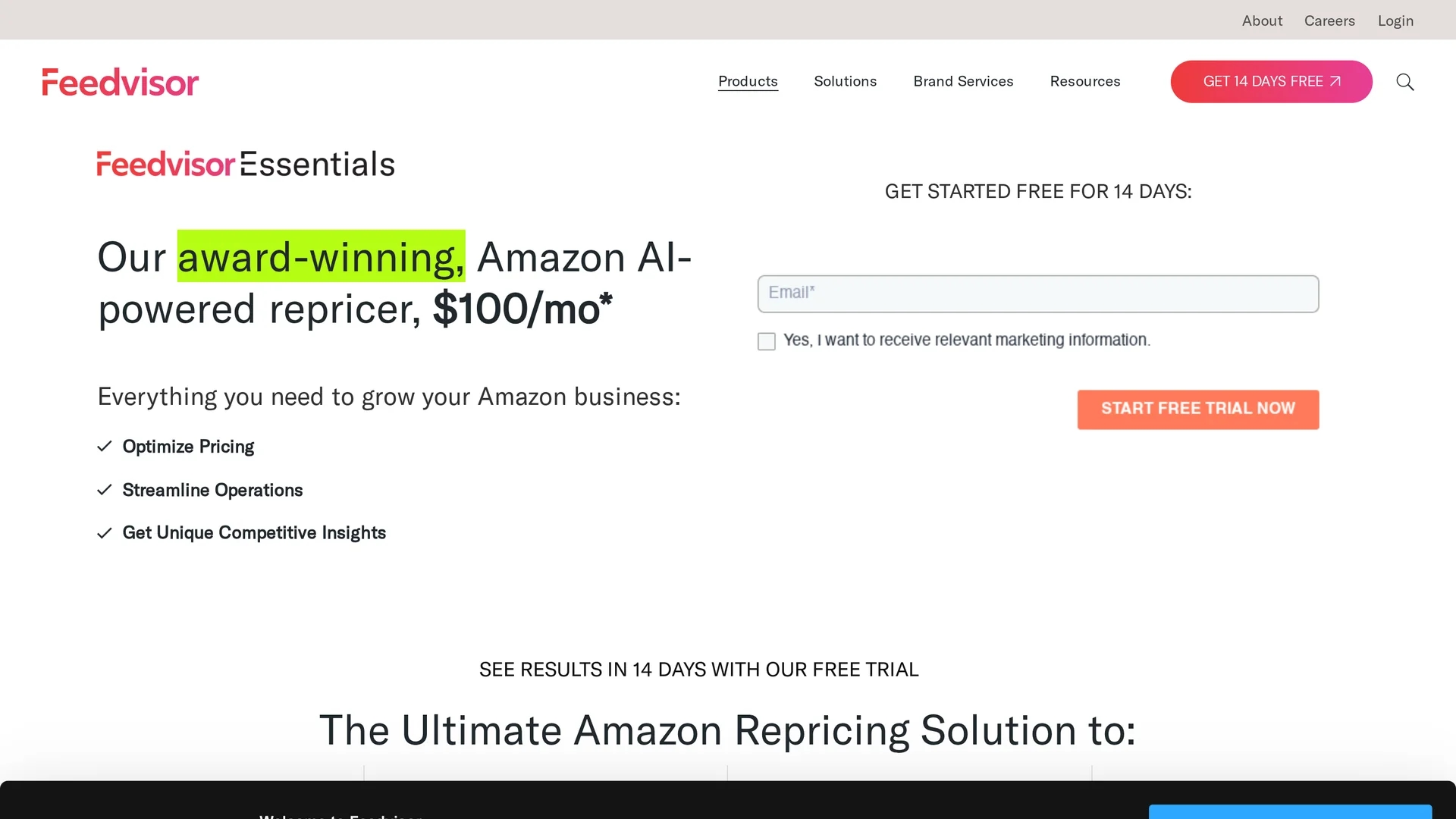 feedvisor homepage