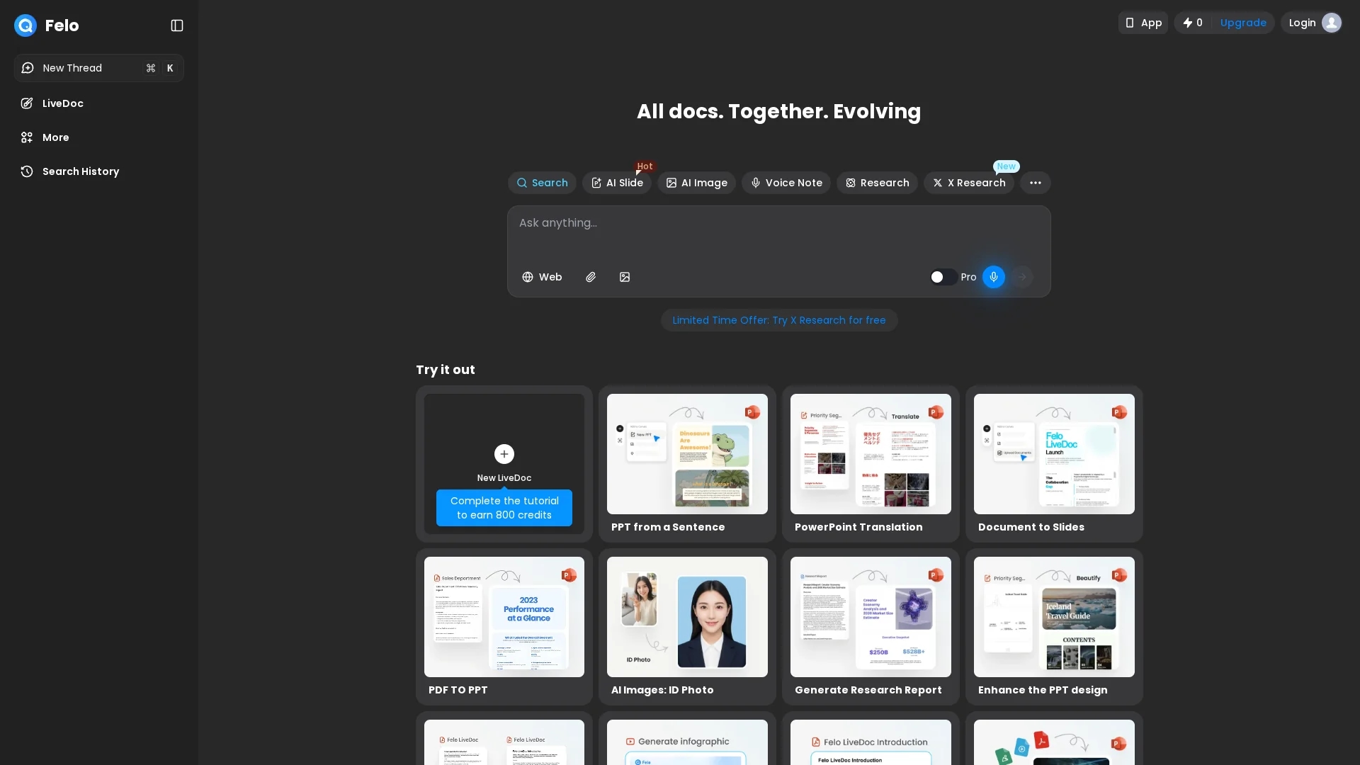 felo homepage