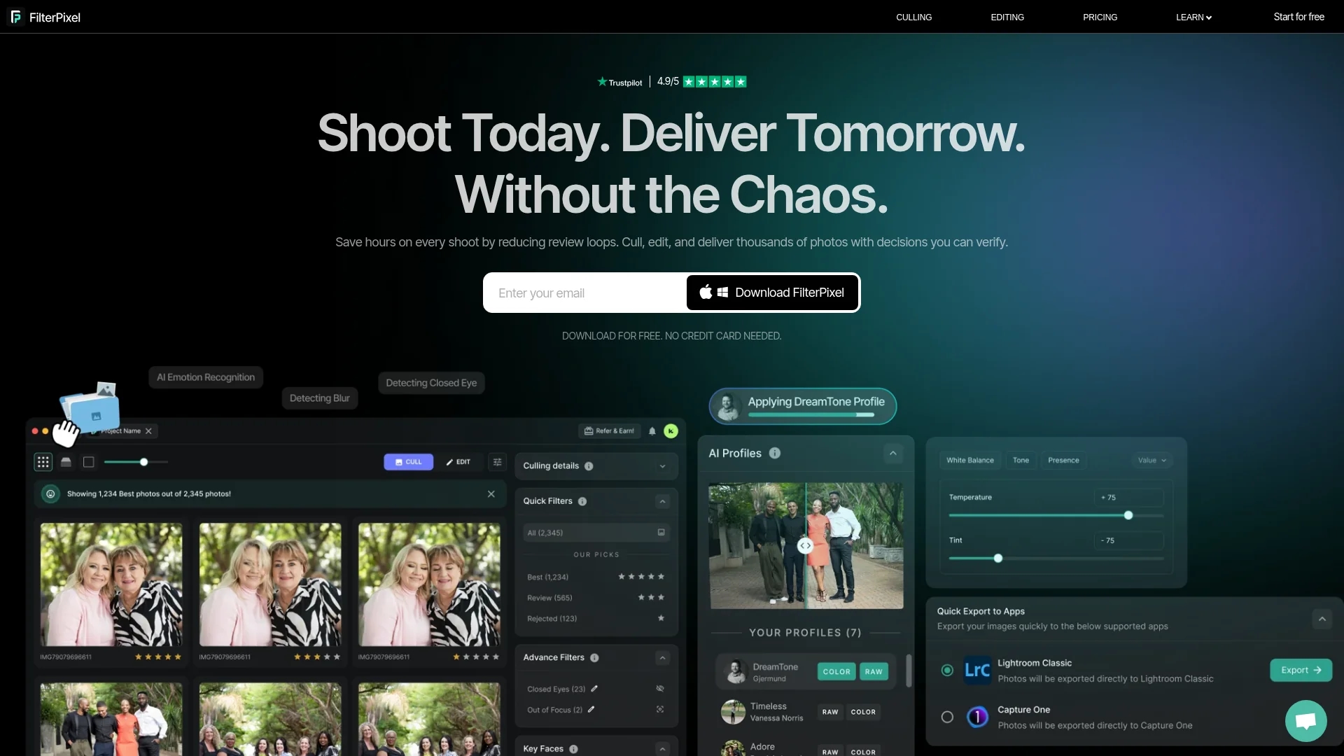 filterpixel homepage