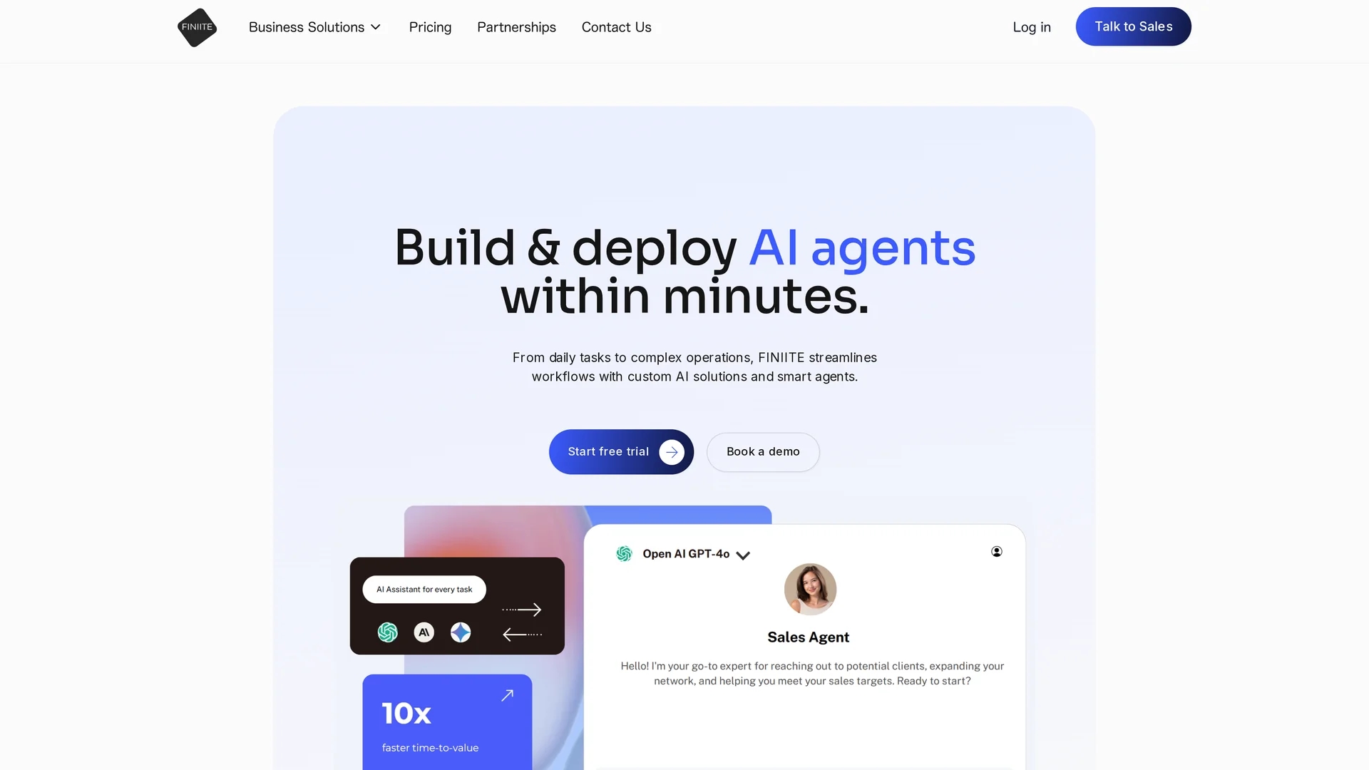 finiite homepage
