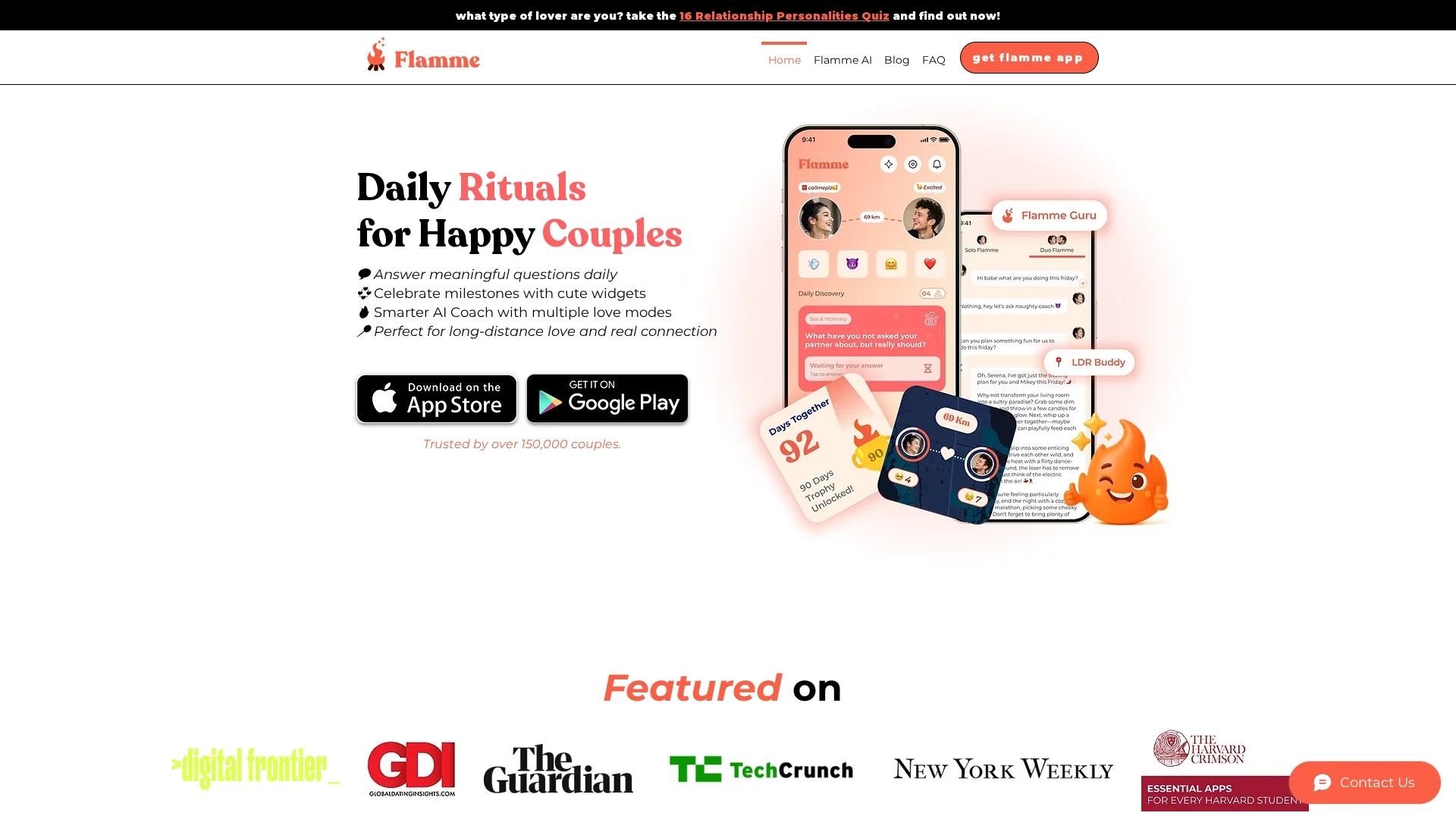 flamme homepage