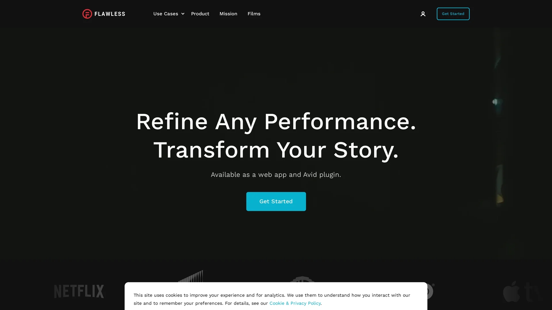 flawless-ai homepage