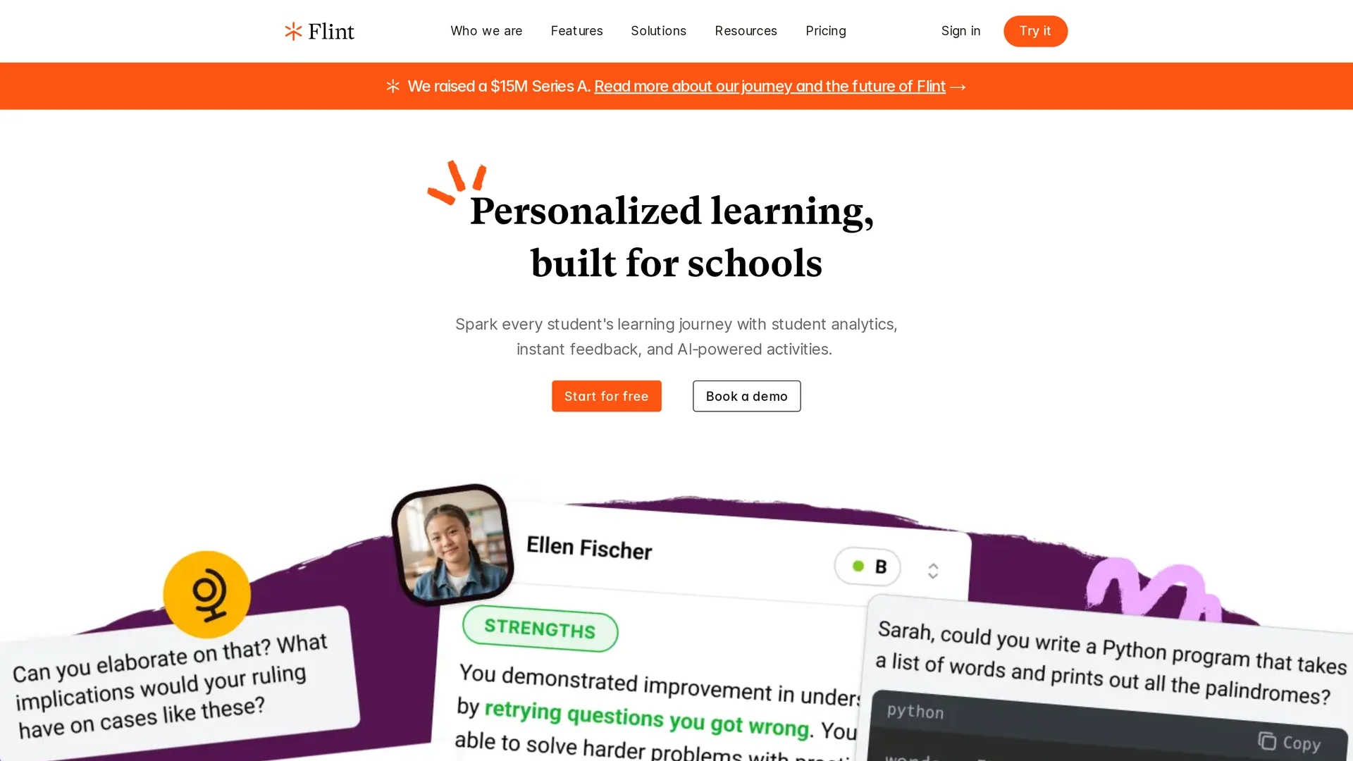 flintk12 homepage