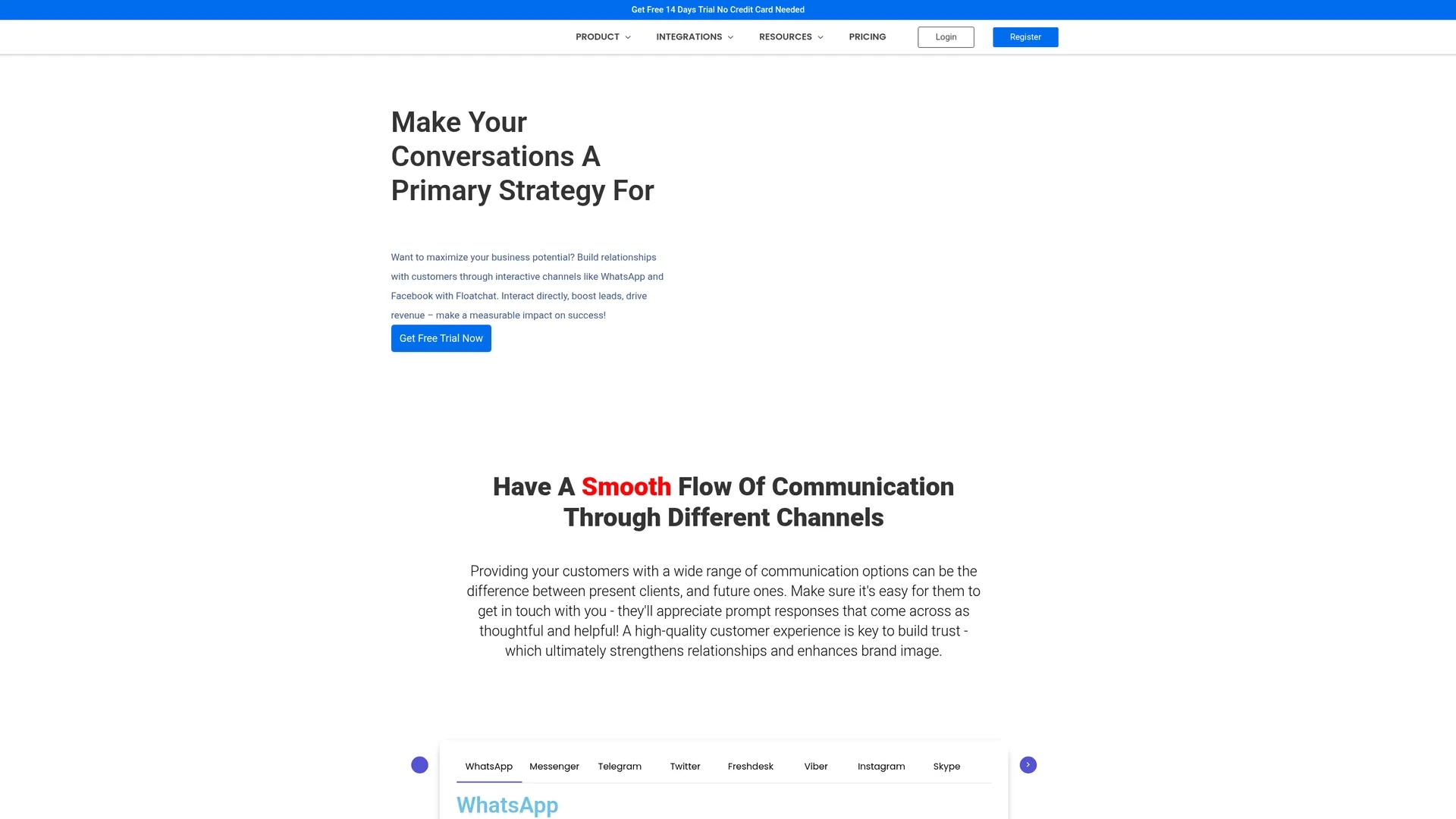 floatchat homepage
