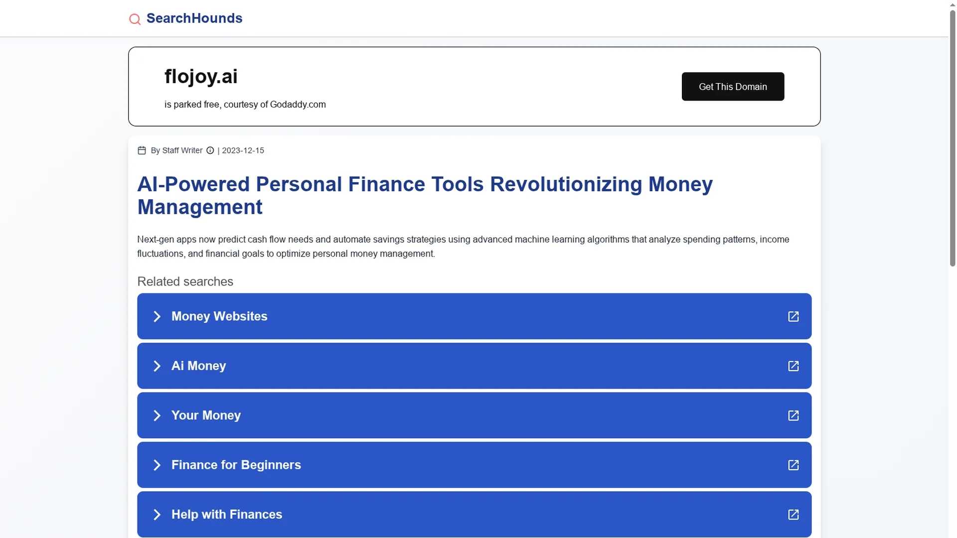 flojoy-studio homepage